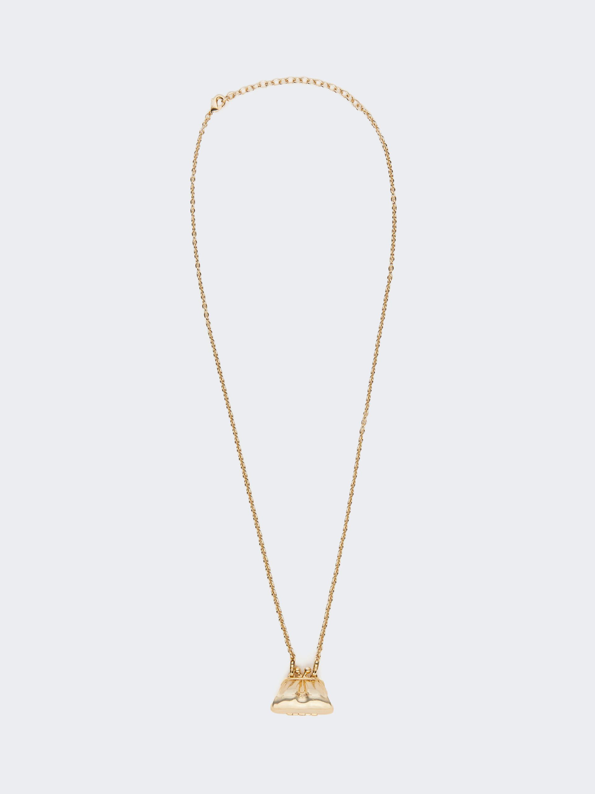 Long necklace with Pasticcino Bag charm - GOLD - Weekend Max Mara