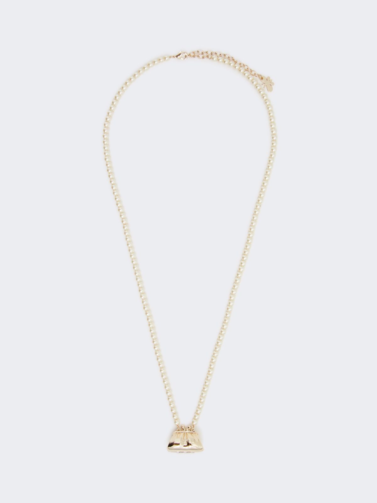 Collana con perle e ciondolo Pasticcino Bag - ORO - Weekend