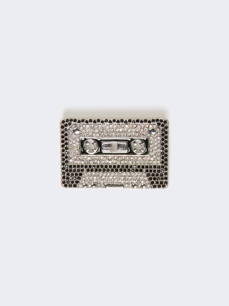 Metal brooch with rhinestones - Weekend Max Mara