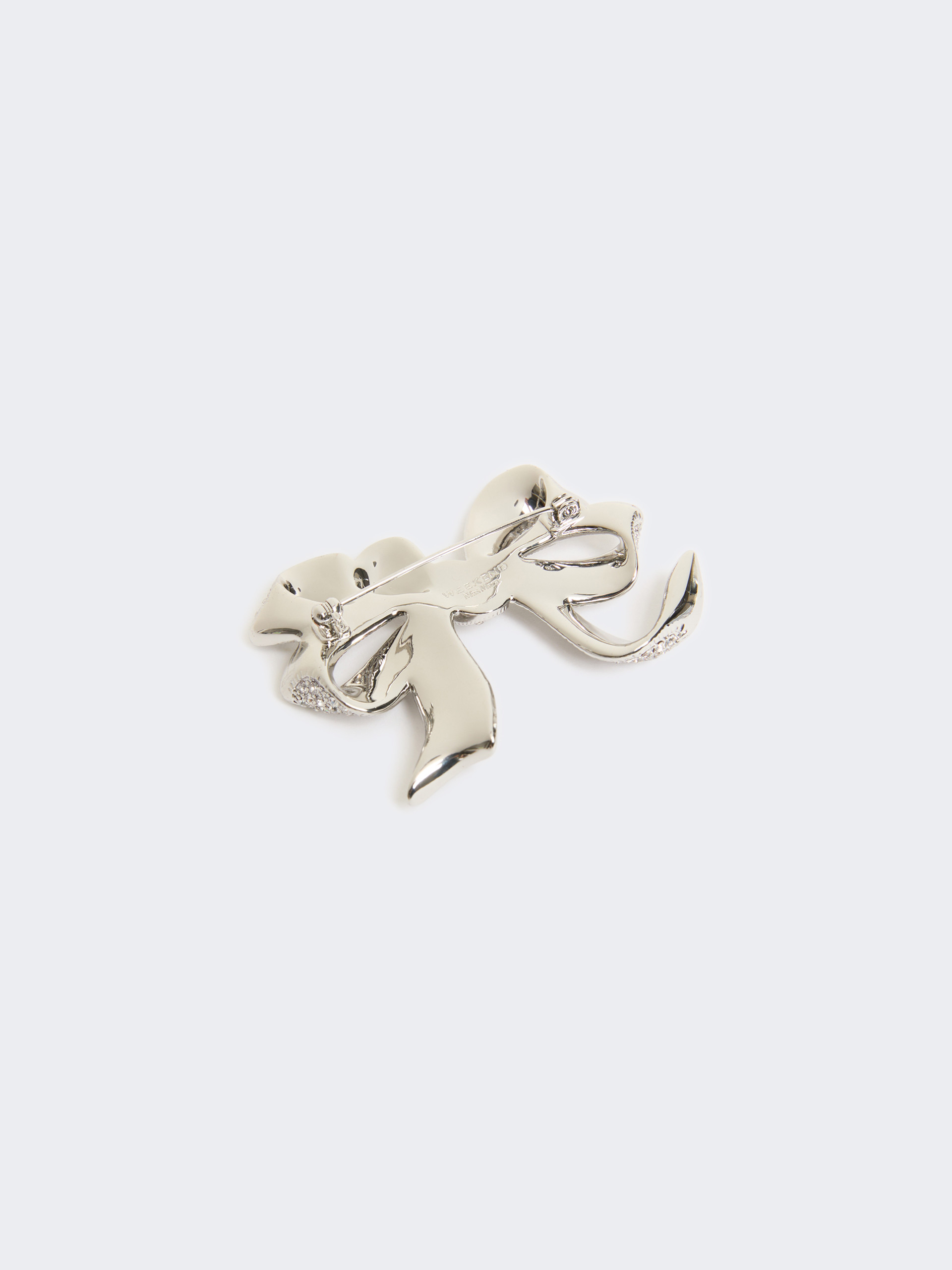 Metal brooch with rhinestones - Weekend Max Mara - 2