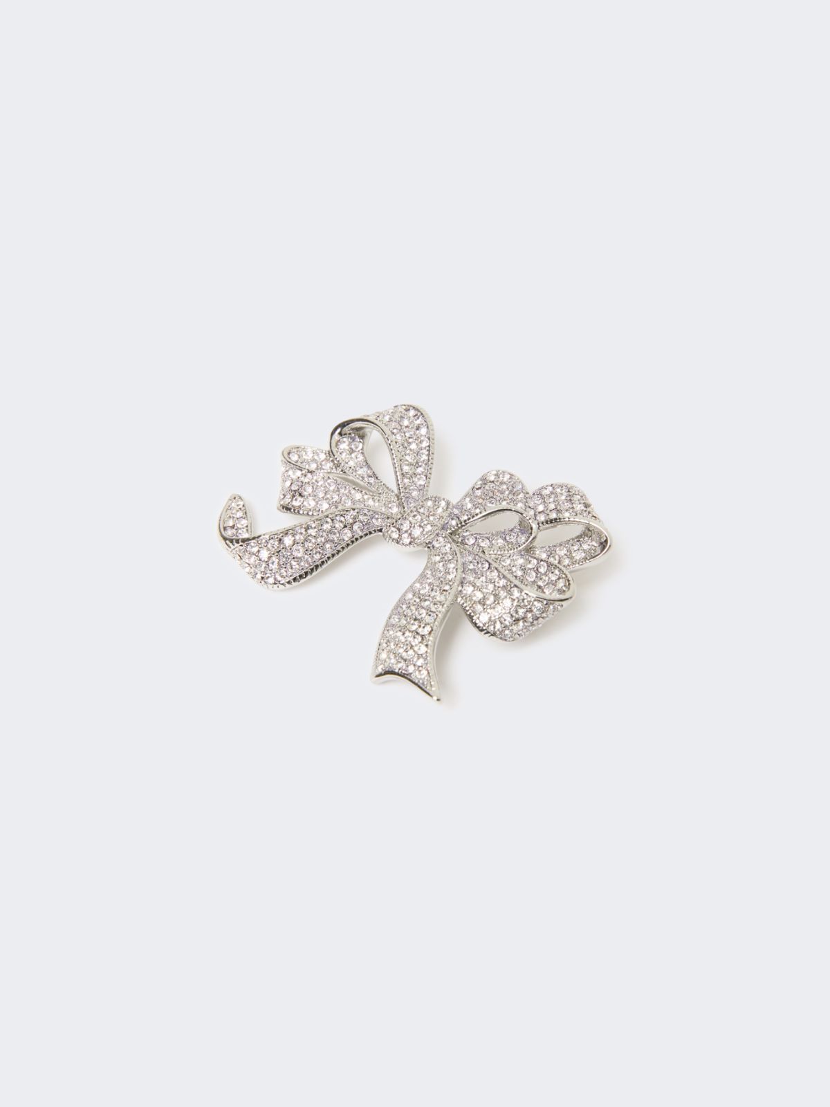 Metal brooch with rhinestones - Weekend Max Mara - 3