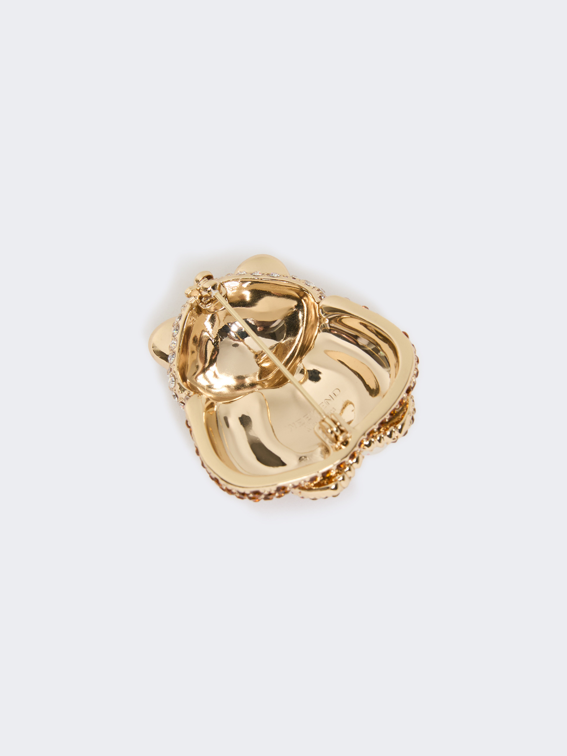 Metal brooch with rhinestones - Weekend Max Mara - 2