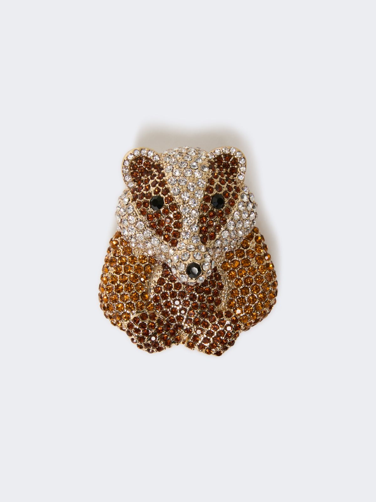 Metal brooch with rhinestones - Weekend Max Mara