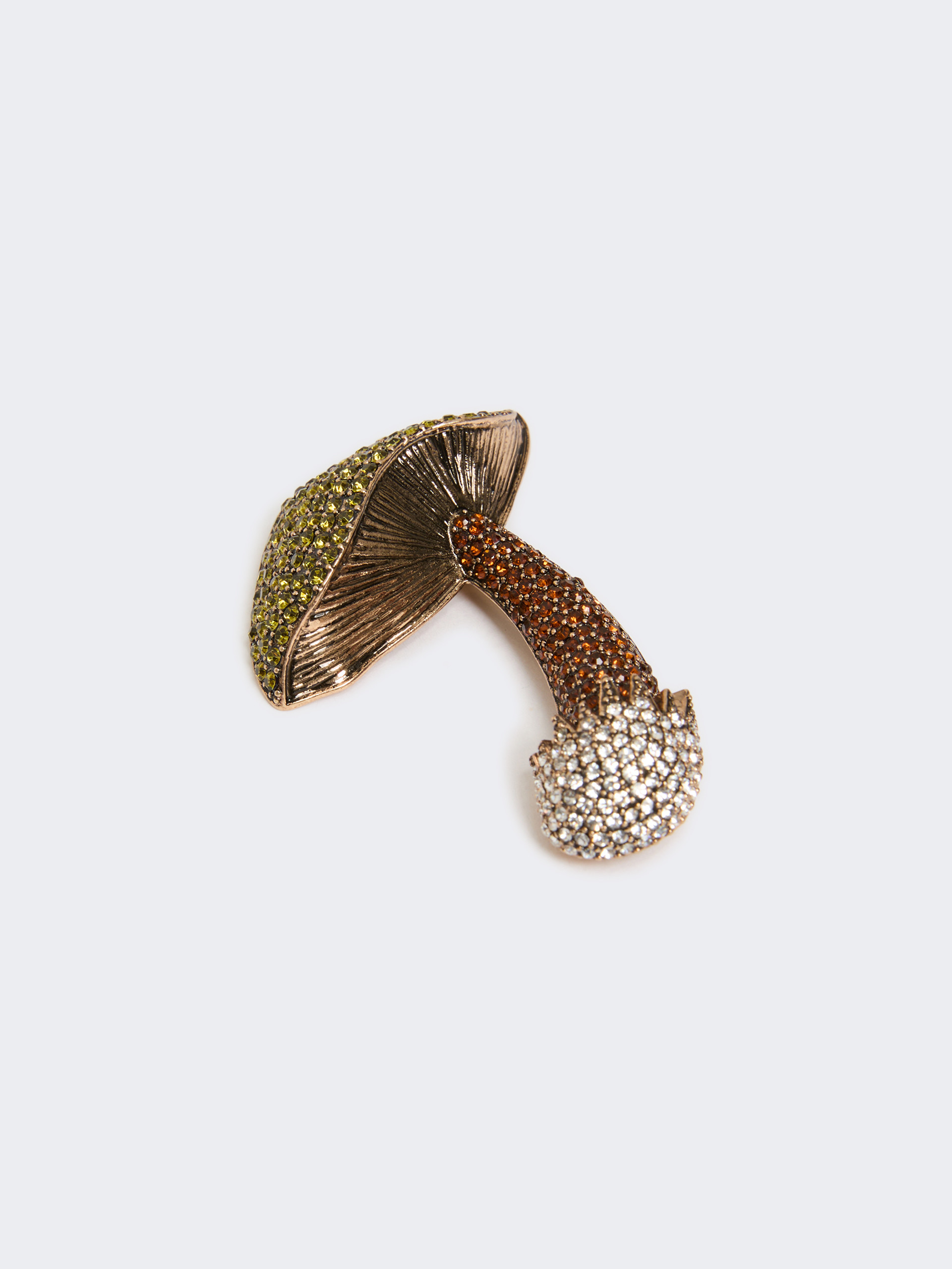 Metal brooch with rhinestones - Weekend Max Mara - 2