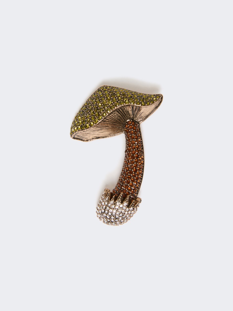 Metal brooch with rhinestones - Weekend Max Mara