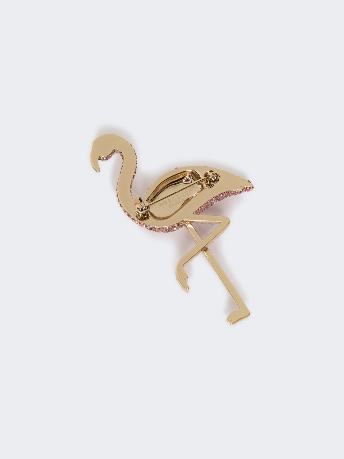 Metal brooch with rhinestones - ANTIQUE ROSE - Weekend Max Mara - 2