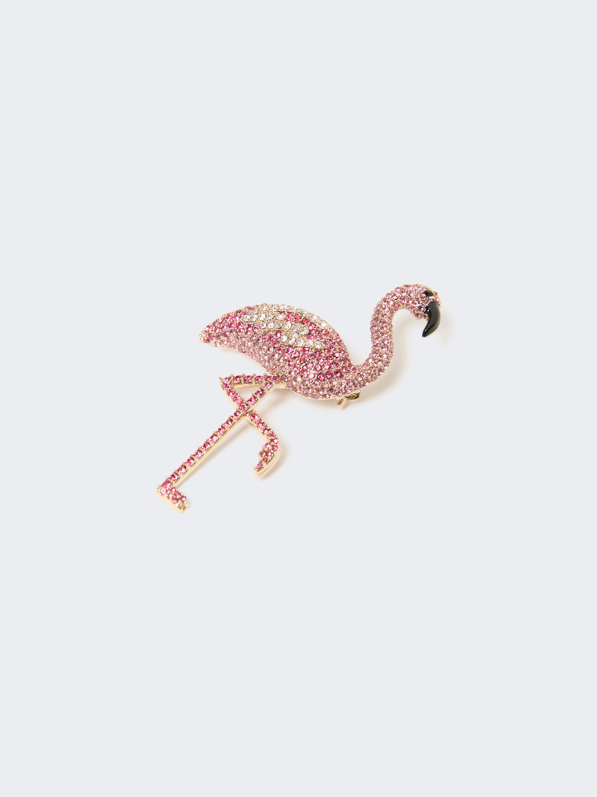 Metal brooch with rhinestones - ANTIQUE ROSE - Weekend Max Mara - 3