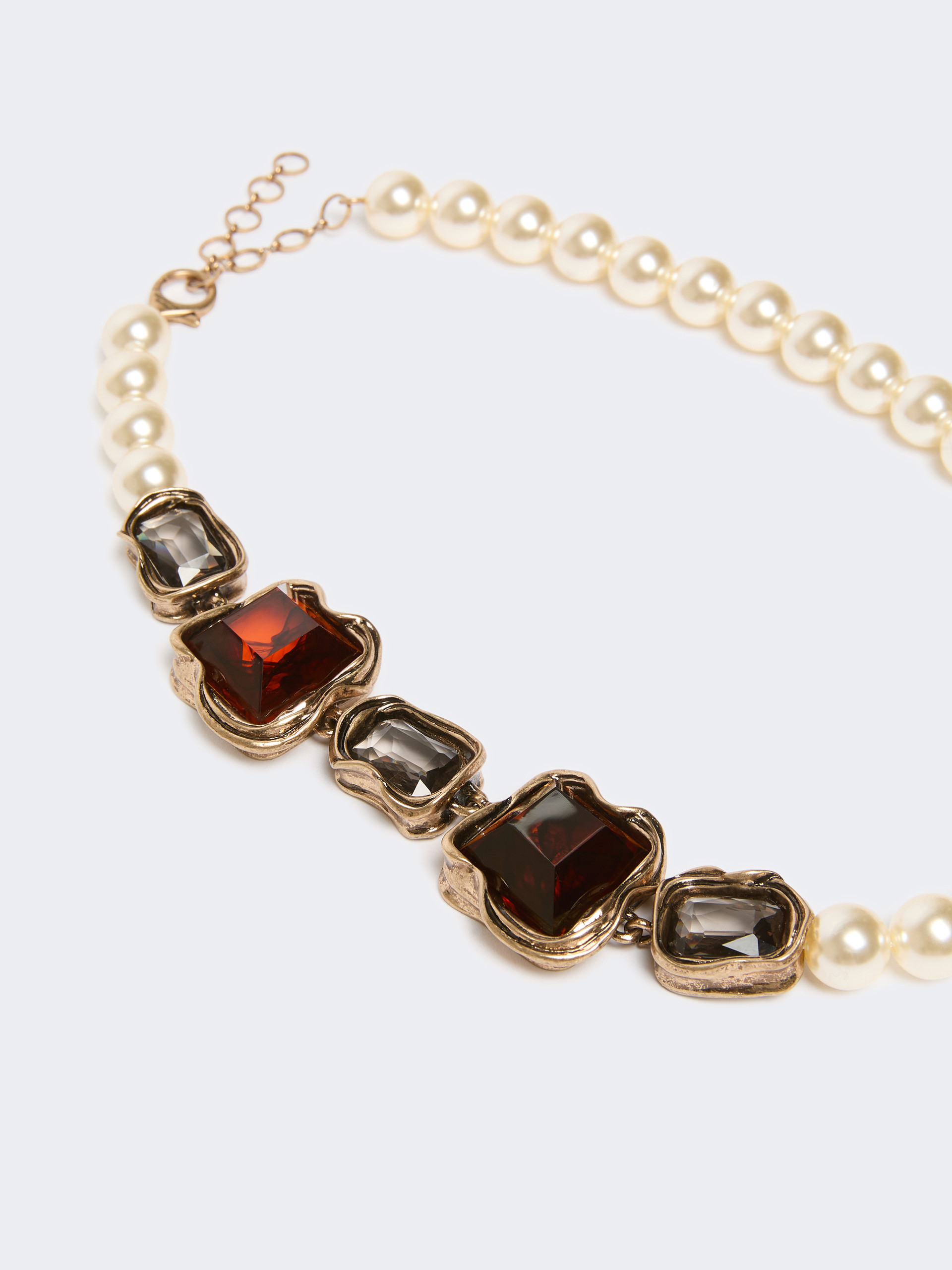 Deco necklace with pearls and gemstones - Weekend Max Mara - 2