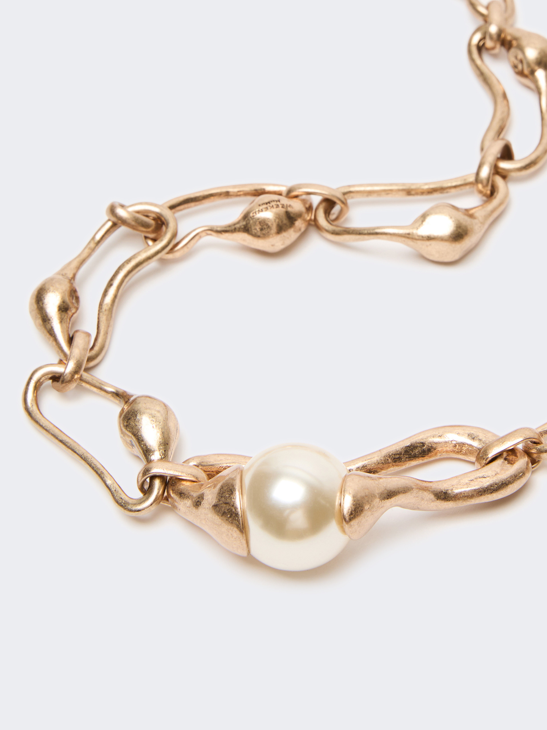 Bead and metallic necklace - GOLD - Weekend Max Mara - 2