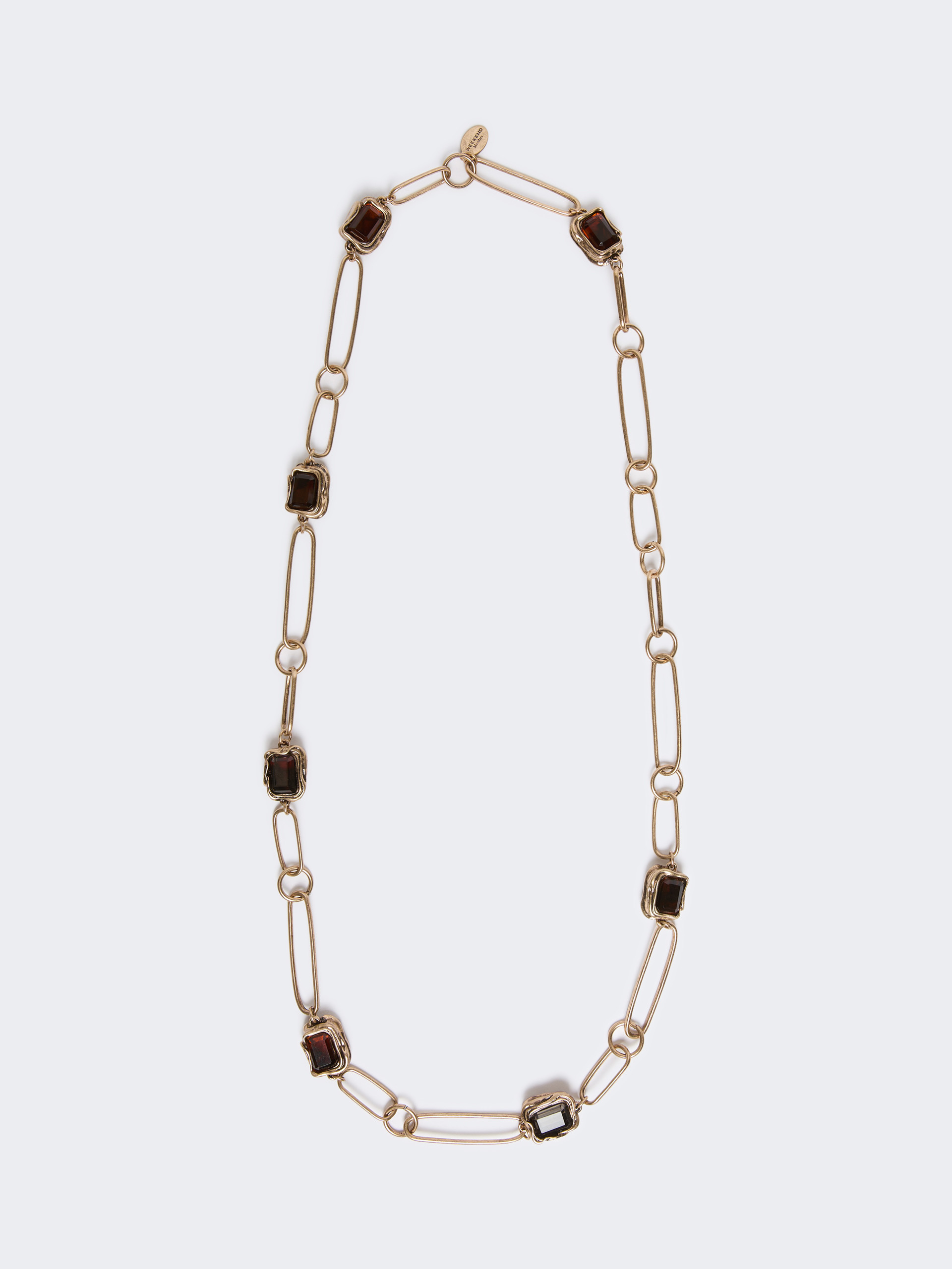 Deco chain necklace with gemstones - Weekend Max Mara