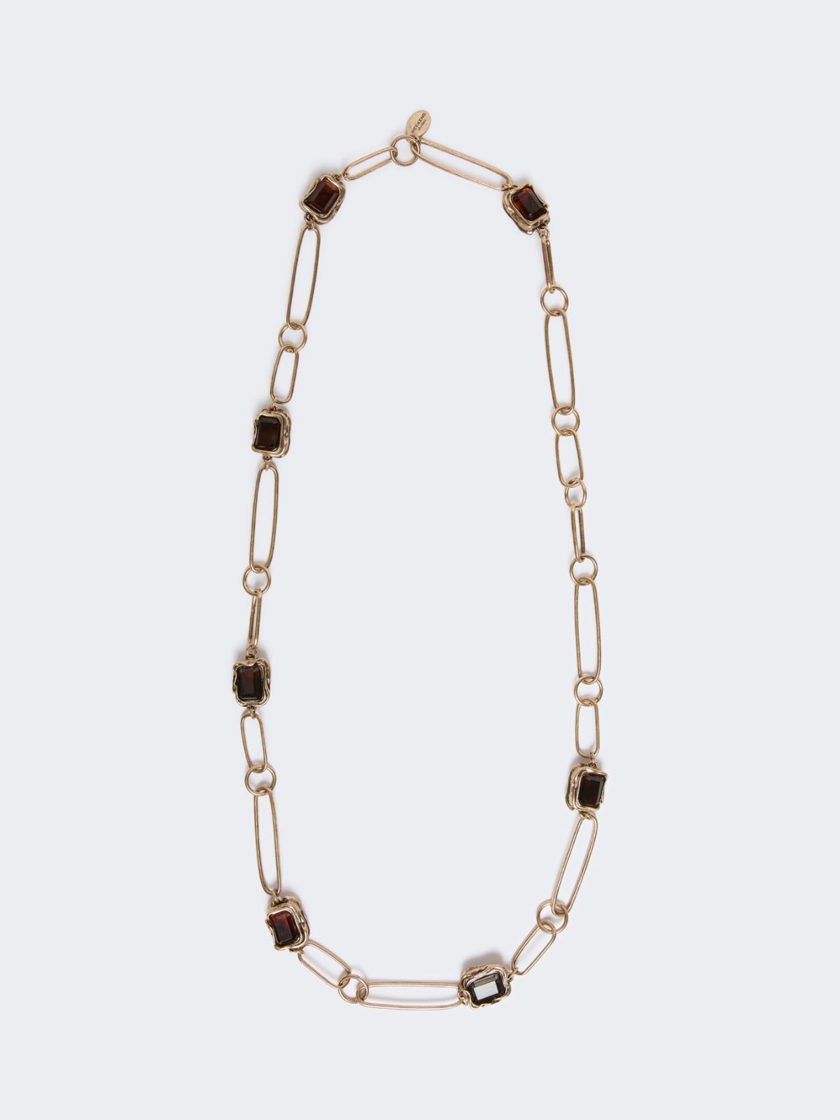 Deco chain necklace with gemstones - Weekend Max Mara