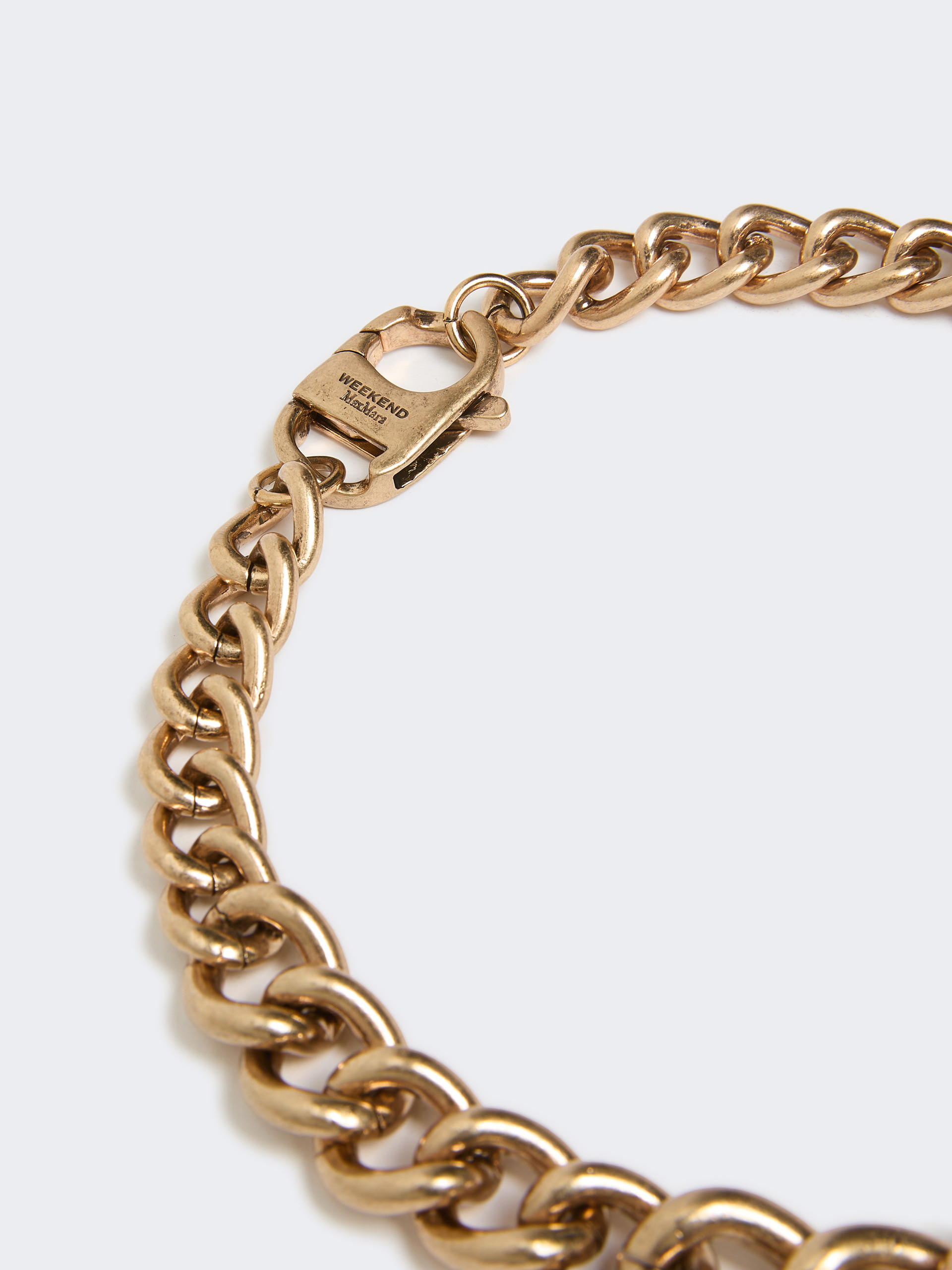 Metal chain choker necklace - GOLD - Weekend Max Mara - 3