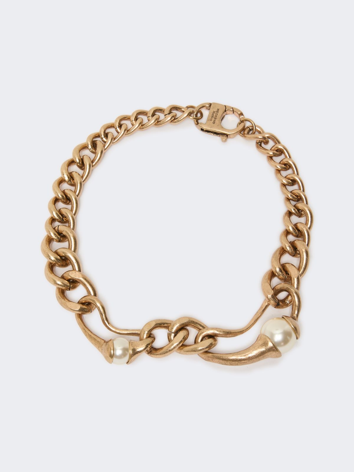 Metal chain choker necklace - GOLD - Weekend Max Mara