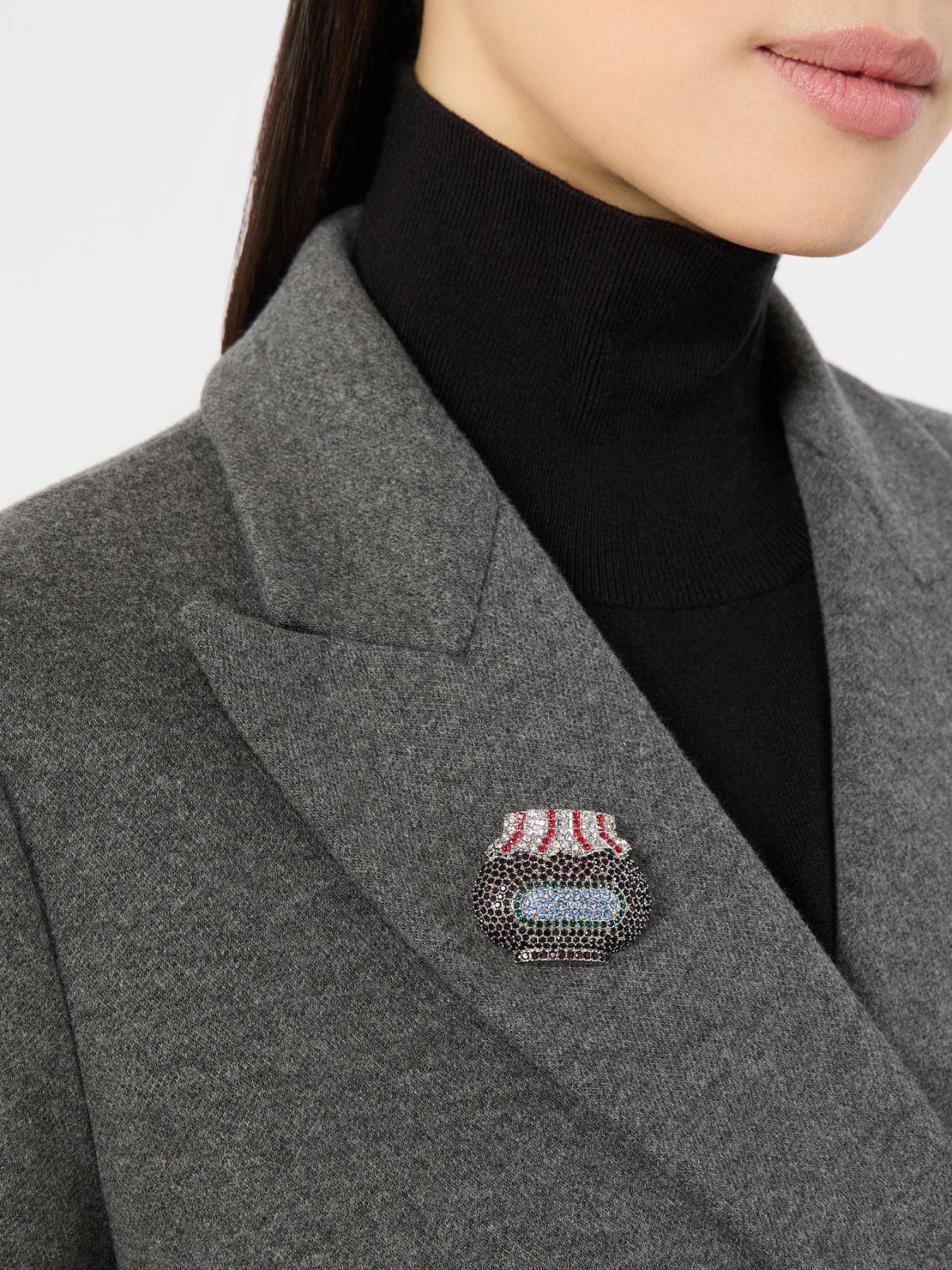 Rhinestone brooch - Weekend Max Mara - 5
