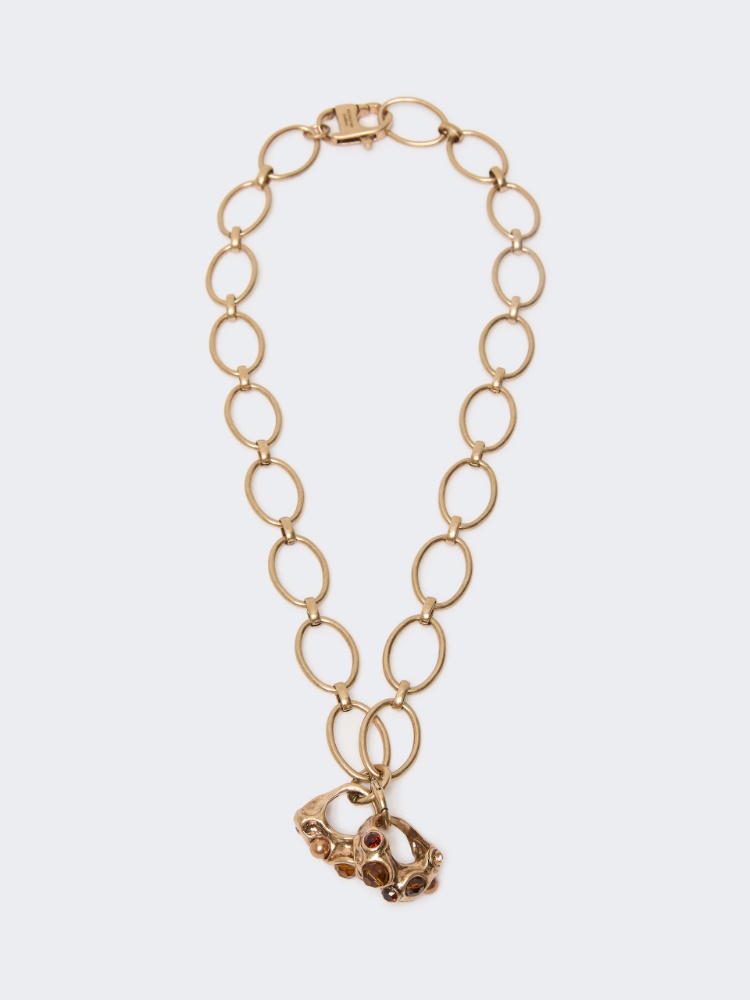 Chain necklace with charms - GOLD - Weekend Max Mara - 2
