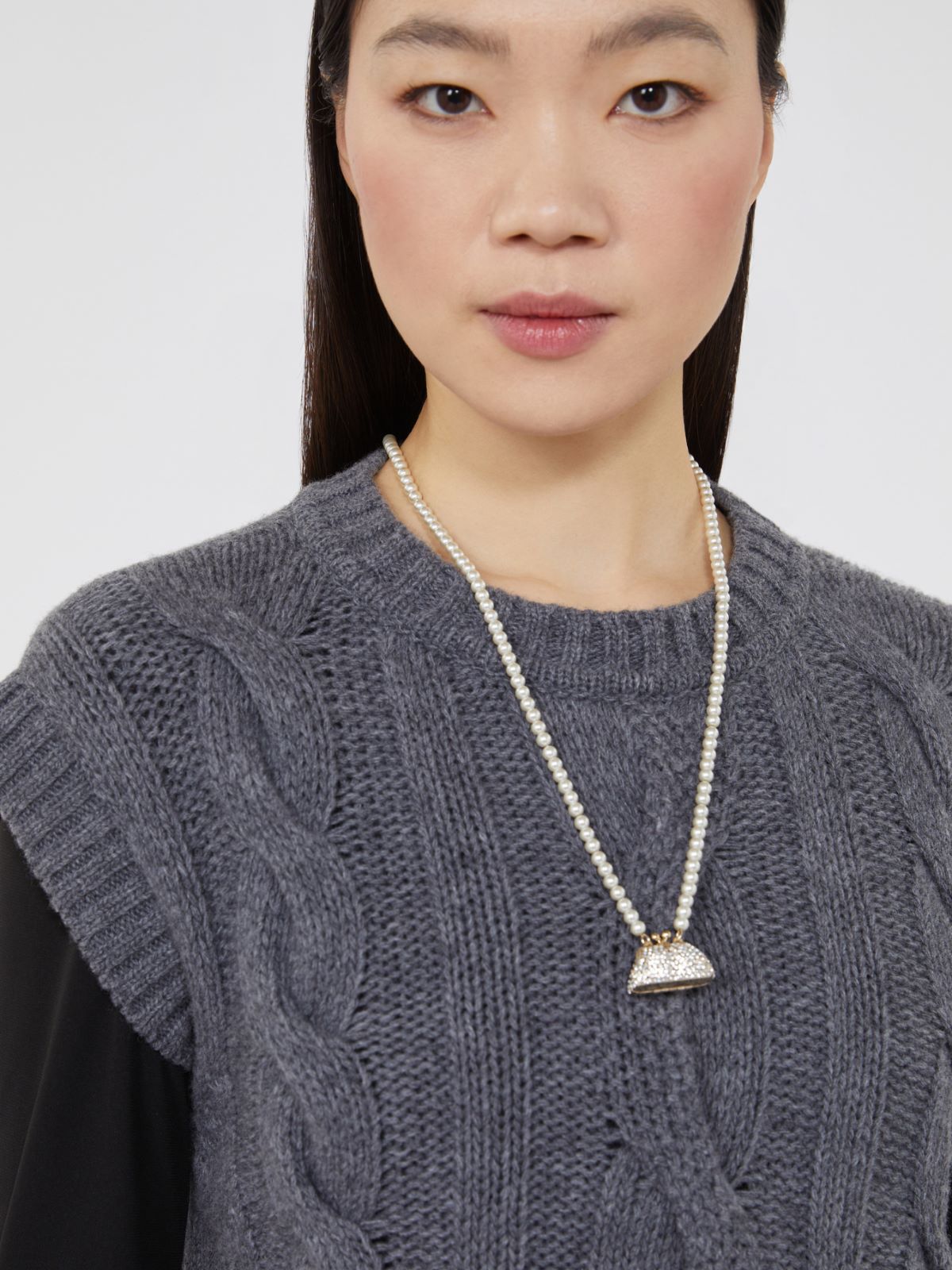 Collana con ciondolo Pasticcino Bag - BIANCO OTTICO - Weekend - 4