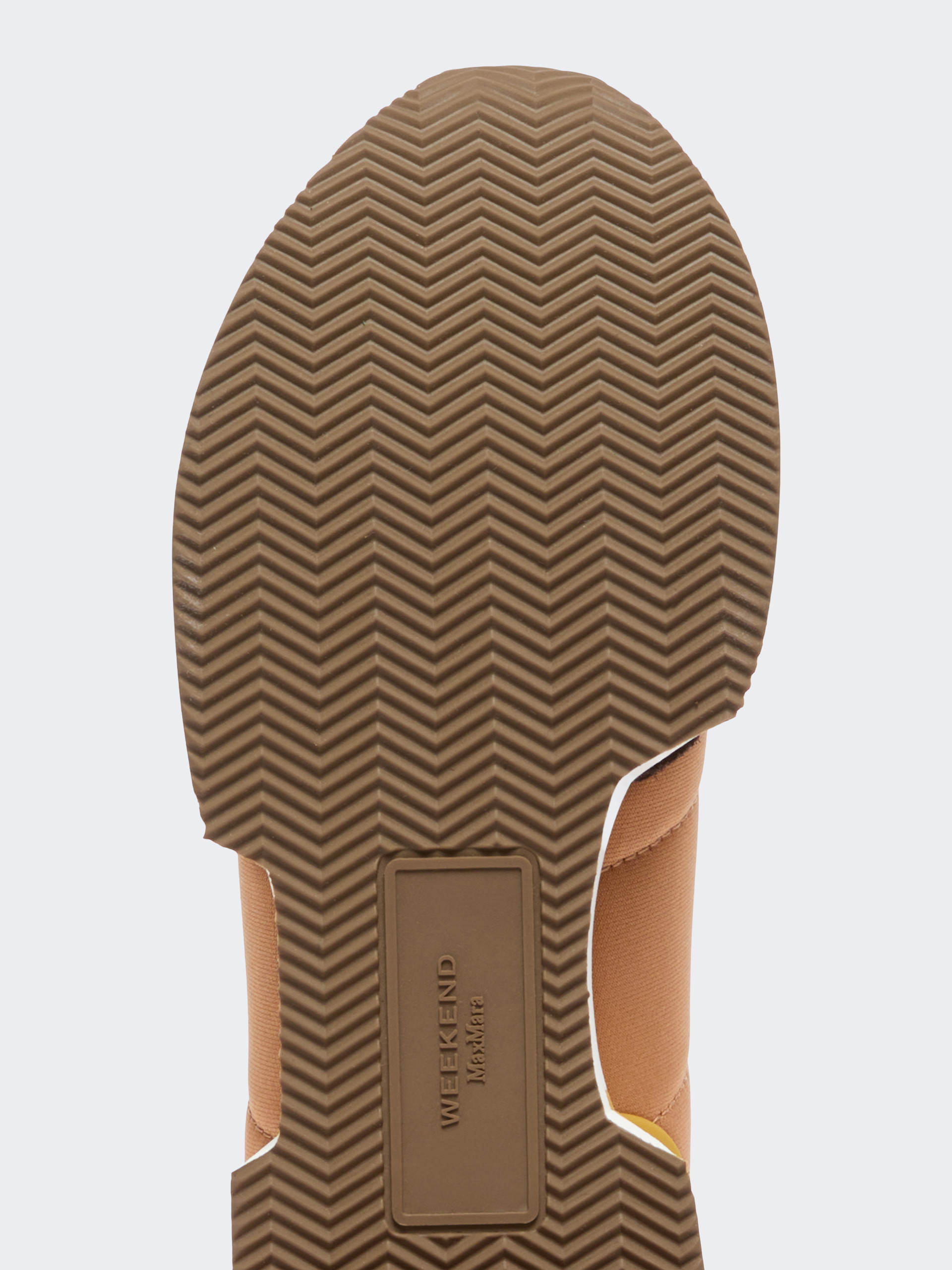 Technical fabric and split-leather trainers - CAMEL - Weekend Max Mara - 6