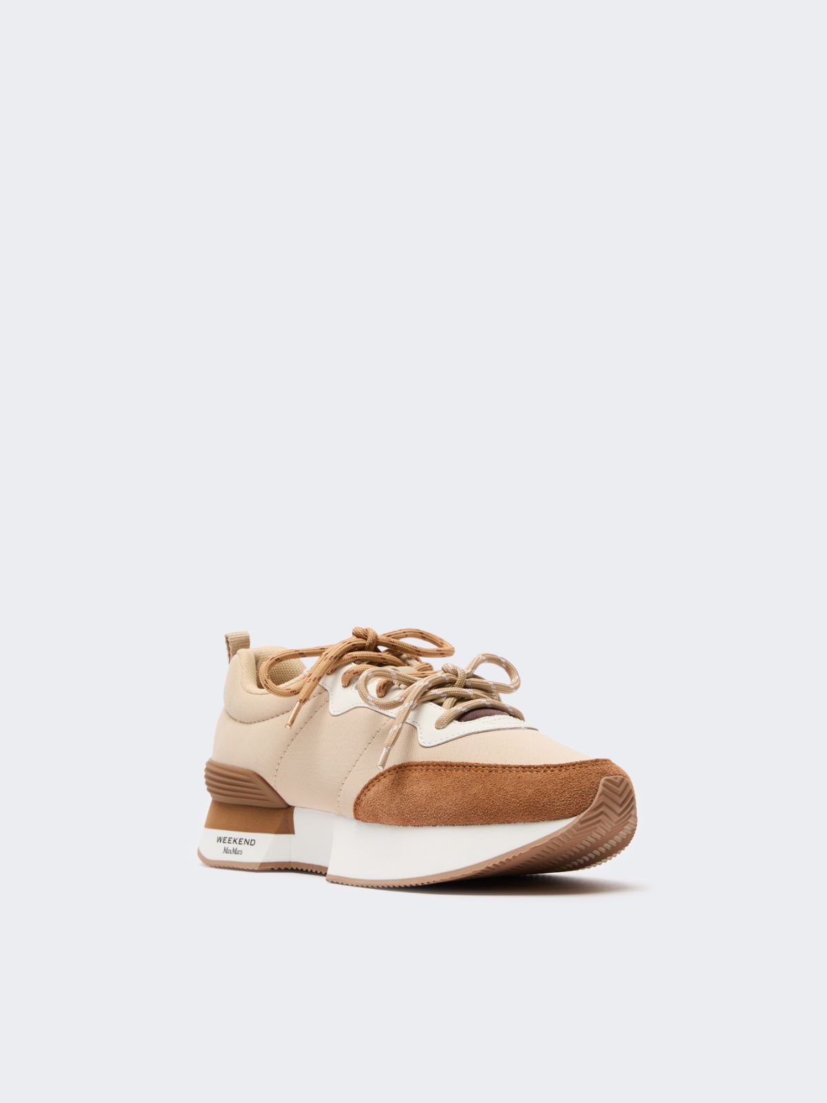 Technical fabric and split-leather trainers - Weekend Max Mara - 2
