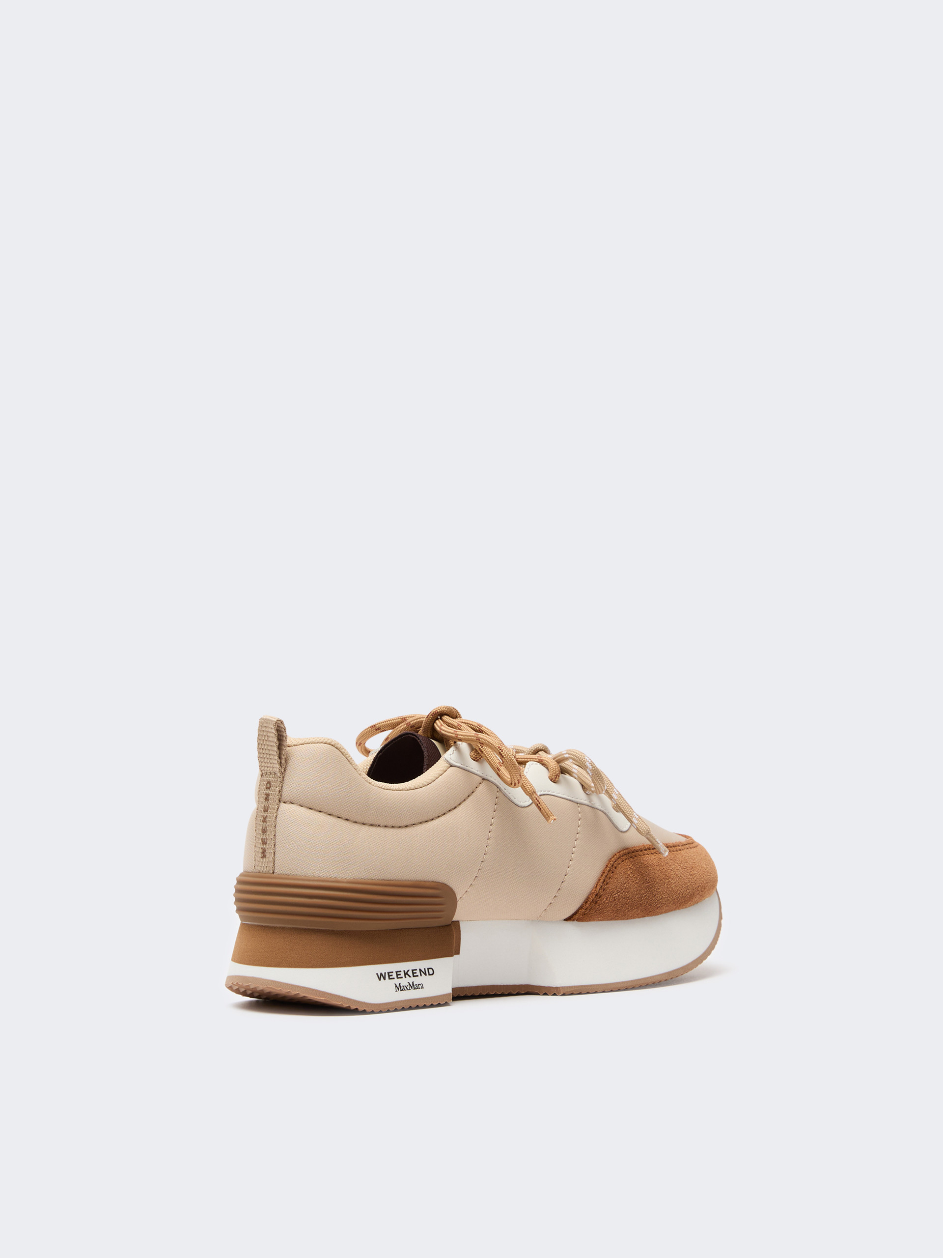 Technical fabric and split-leather trainers - Weekend Max Mara - 3