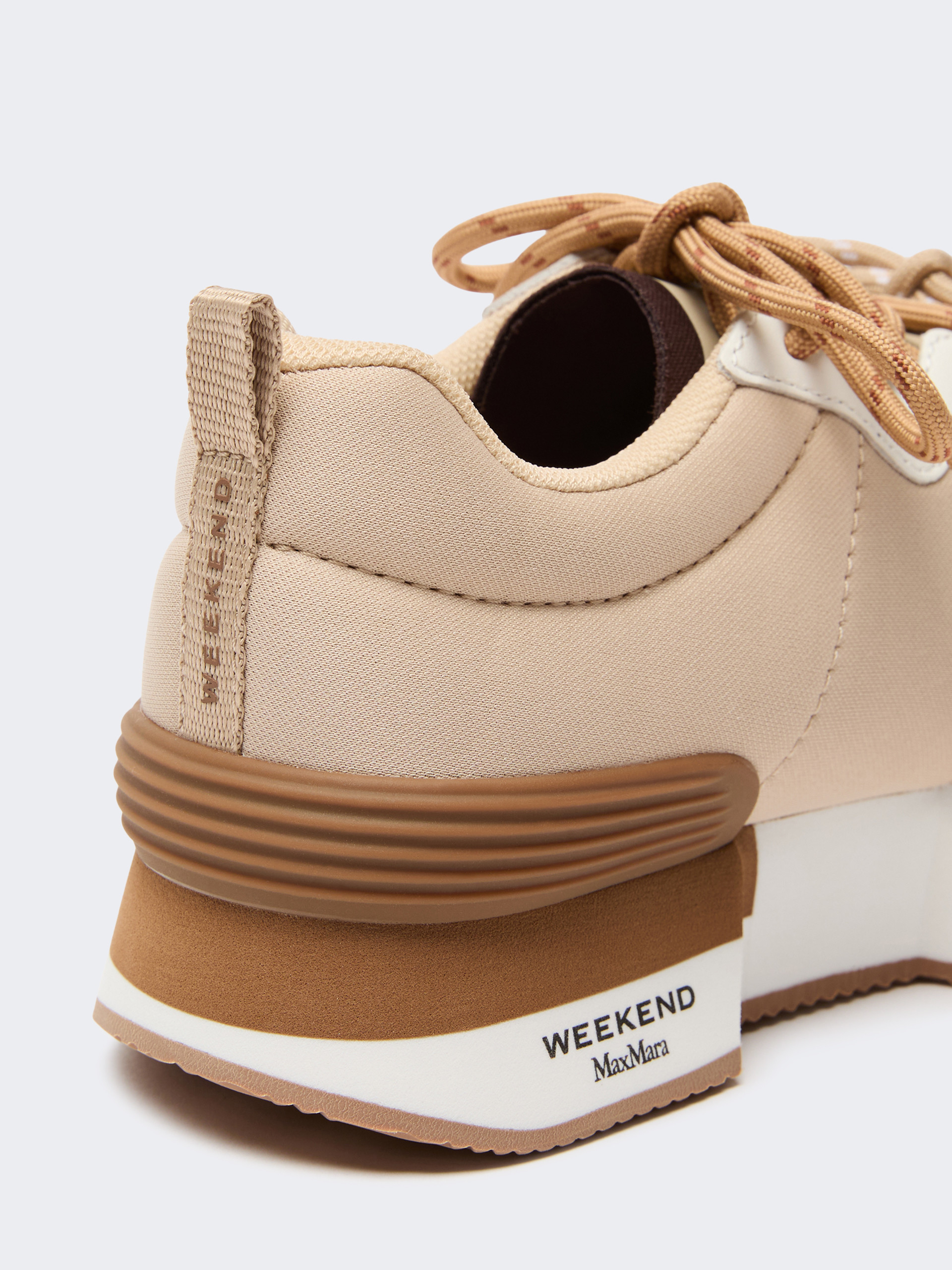 Technical fabric and split-leather trainers - Weekend Max Mara - 5
