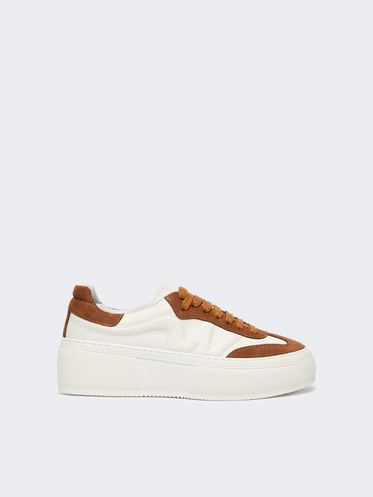 Leather platform trainers - Weekend Max Mara