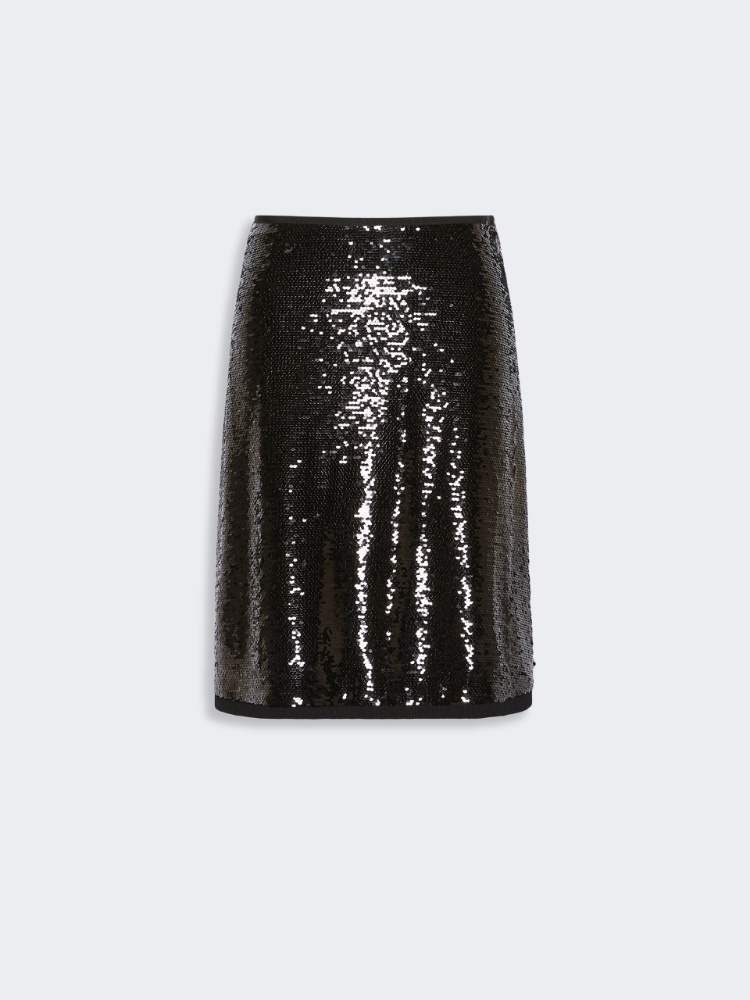Short jersey and sequin skirt - Weekend Max Mara