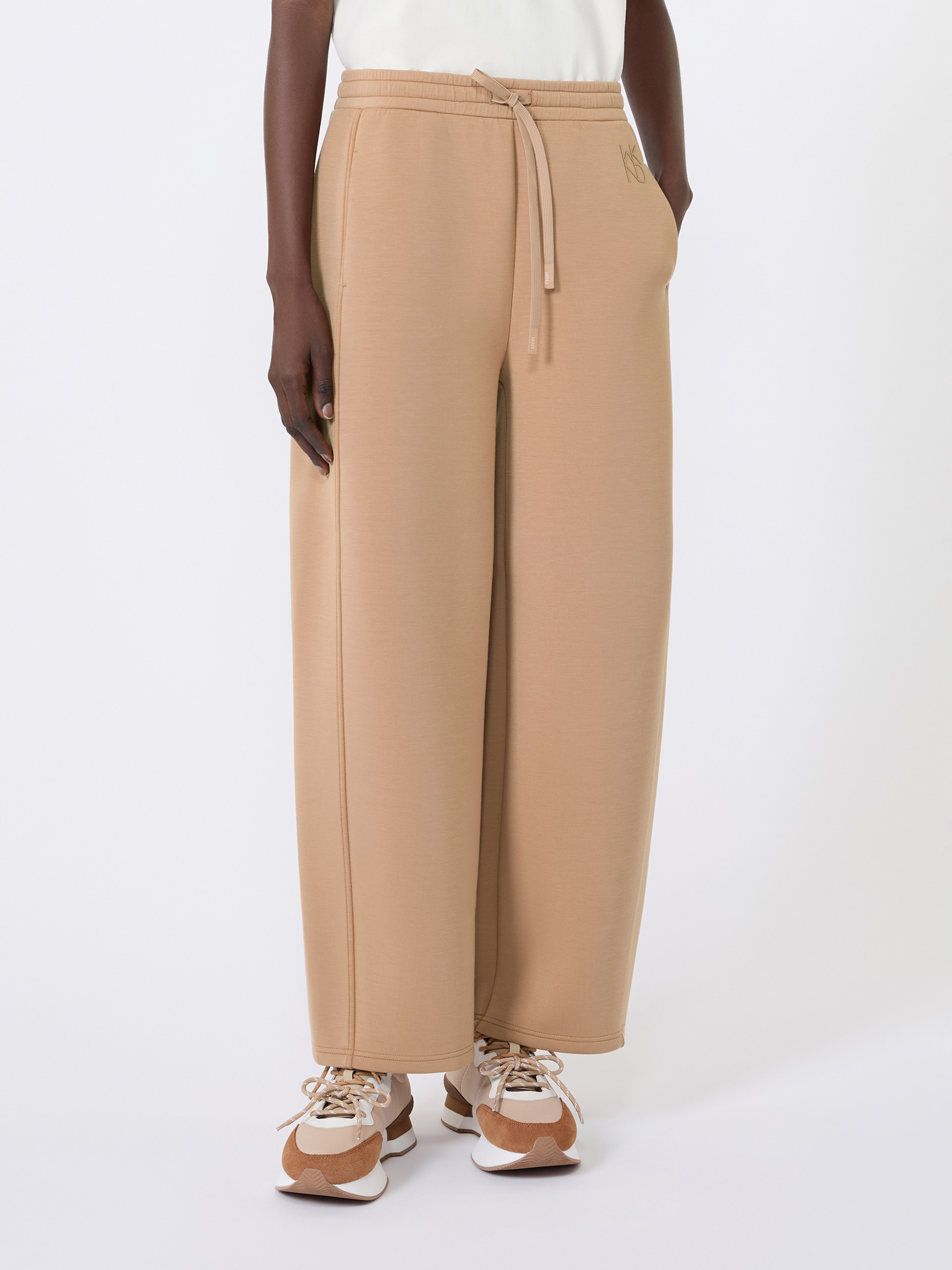 Scuba jersey barrel-leg trousers - Weekend Max Mara - 2