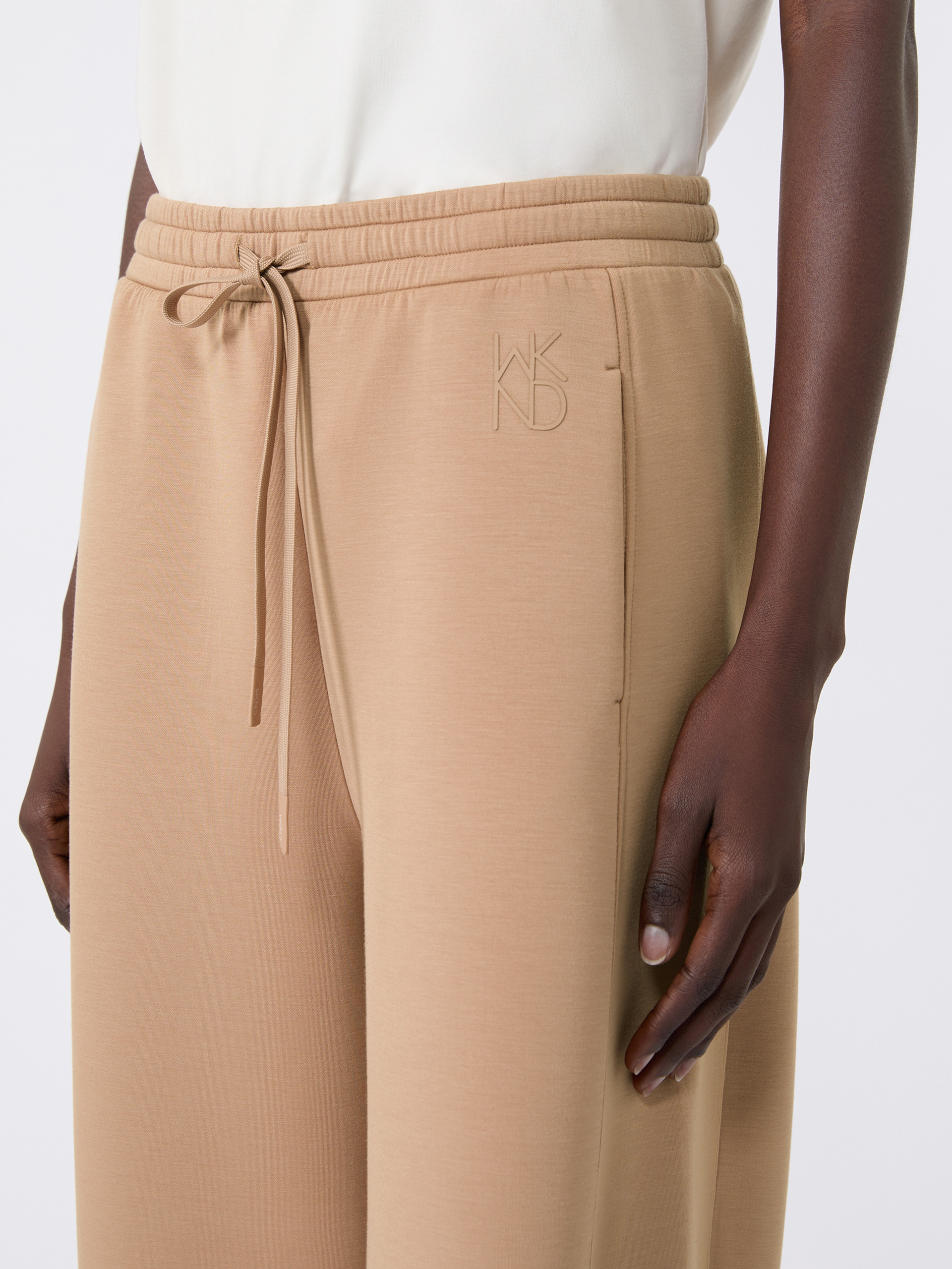 Scuba jersey barrel-leg trousers - Weekend Max Mara - 4