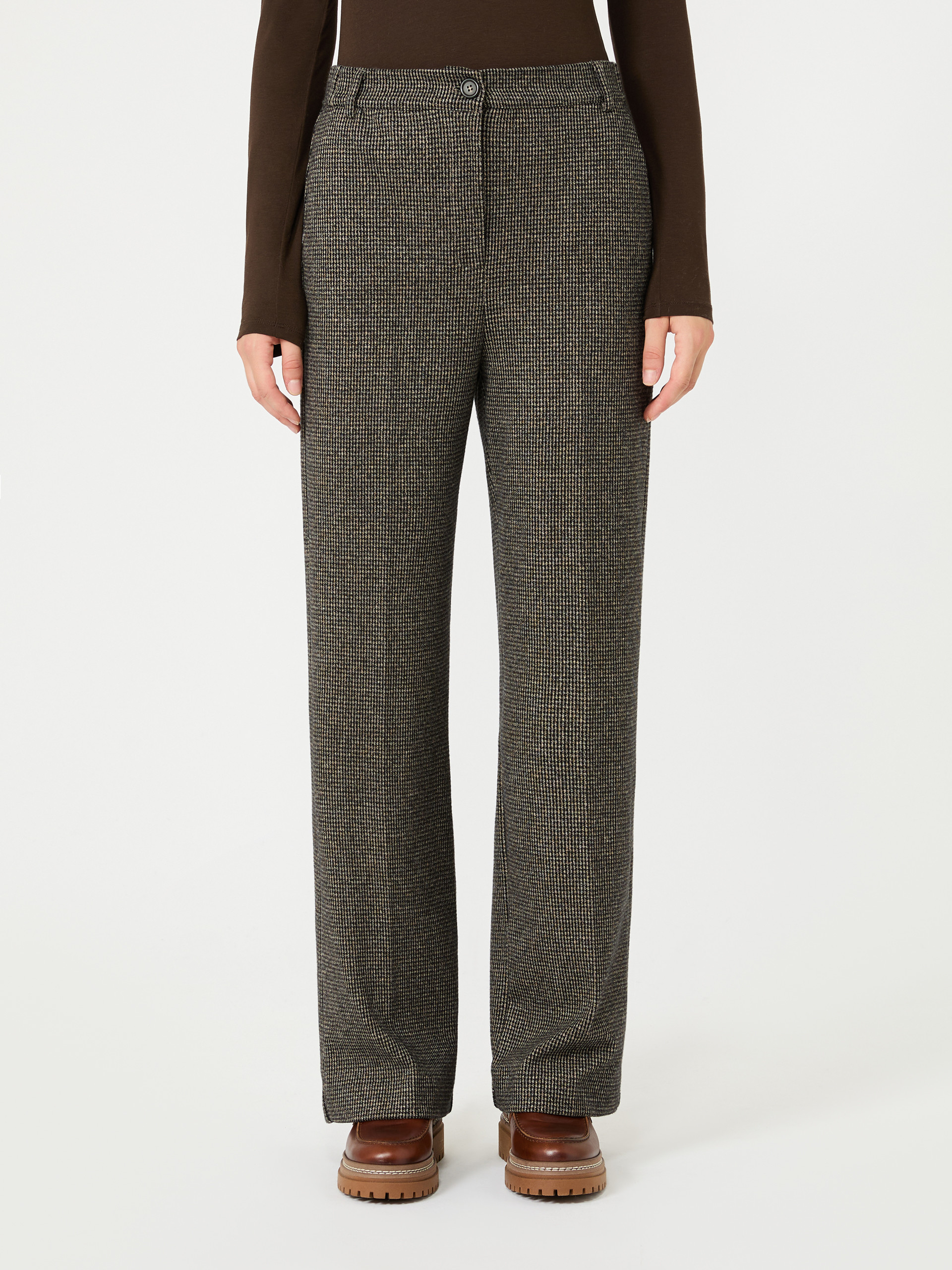 Micro jacquard jersey trousers - Weekend Max Mara - 2