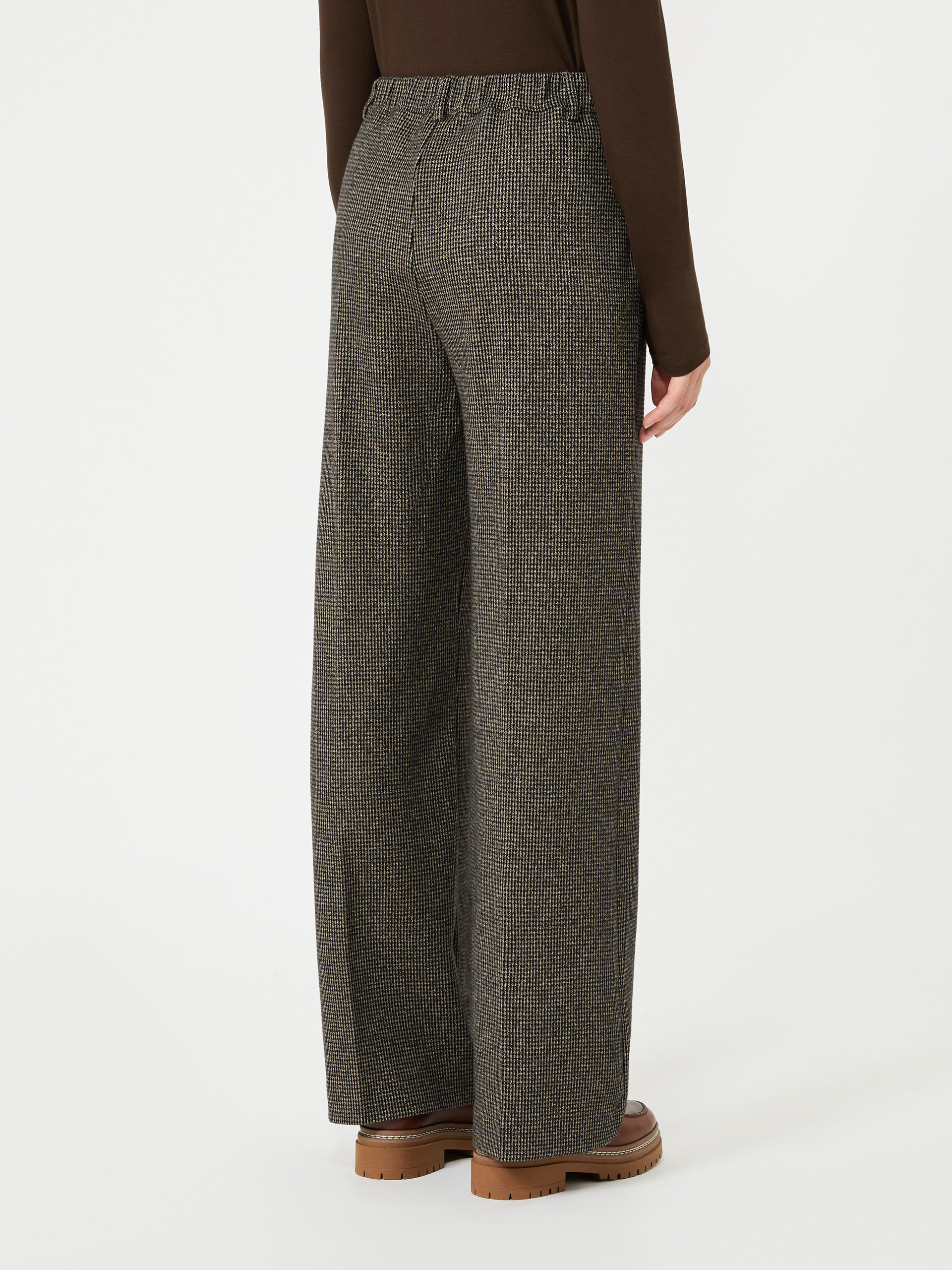 Micro jacquard jersey trousers - Weekend Max Mara - 3