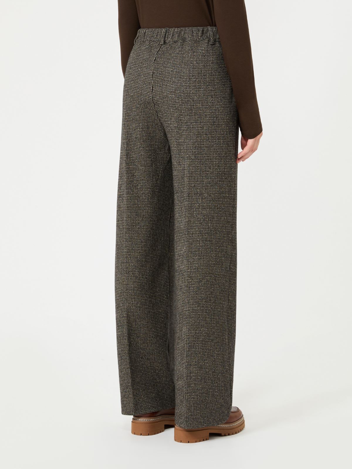 Micro jacquard jersey trousers - Weekend Max Mara - 3
