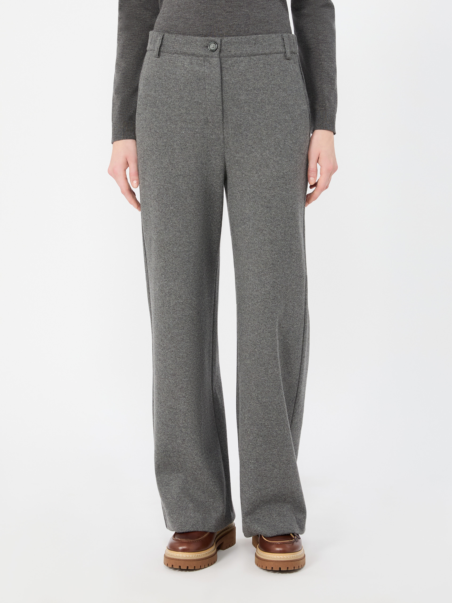 Micro jacquard jersey trousers - Weekend Max Mara - 2