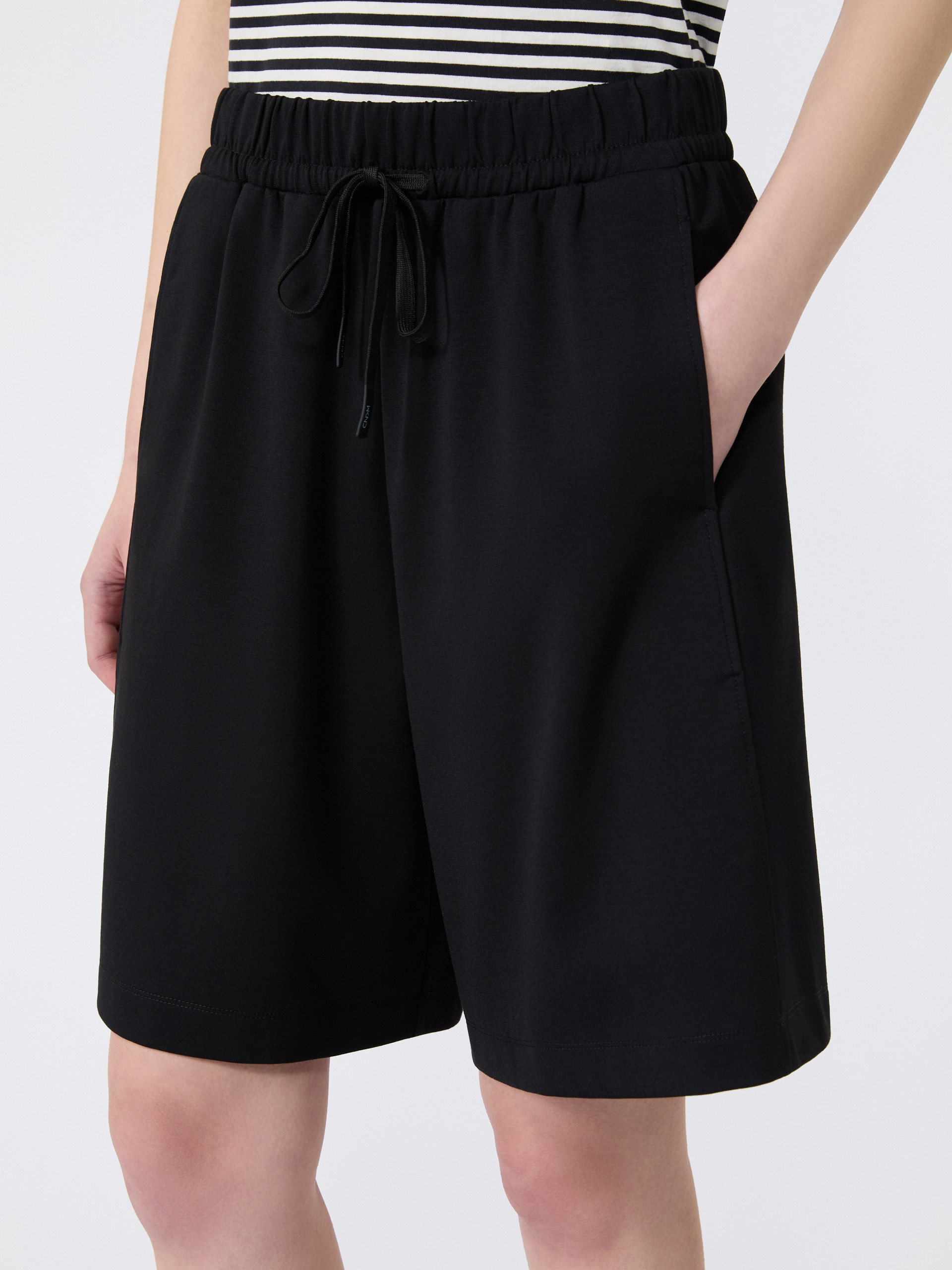 Bermuda in jersey Milano - NERO - Weekend Max Mara - 4