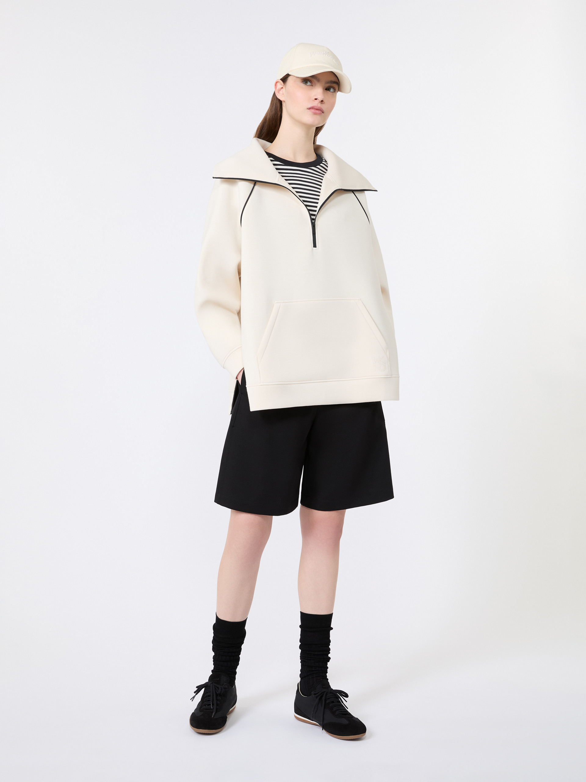 Bermuda in jersey Milano - NERO - Weekend Max Mara