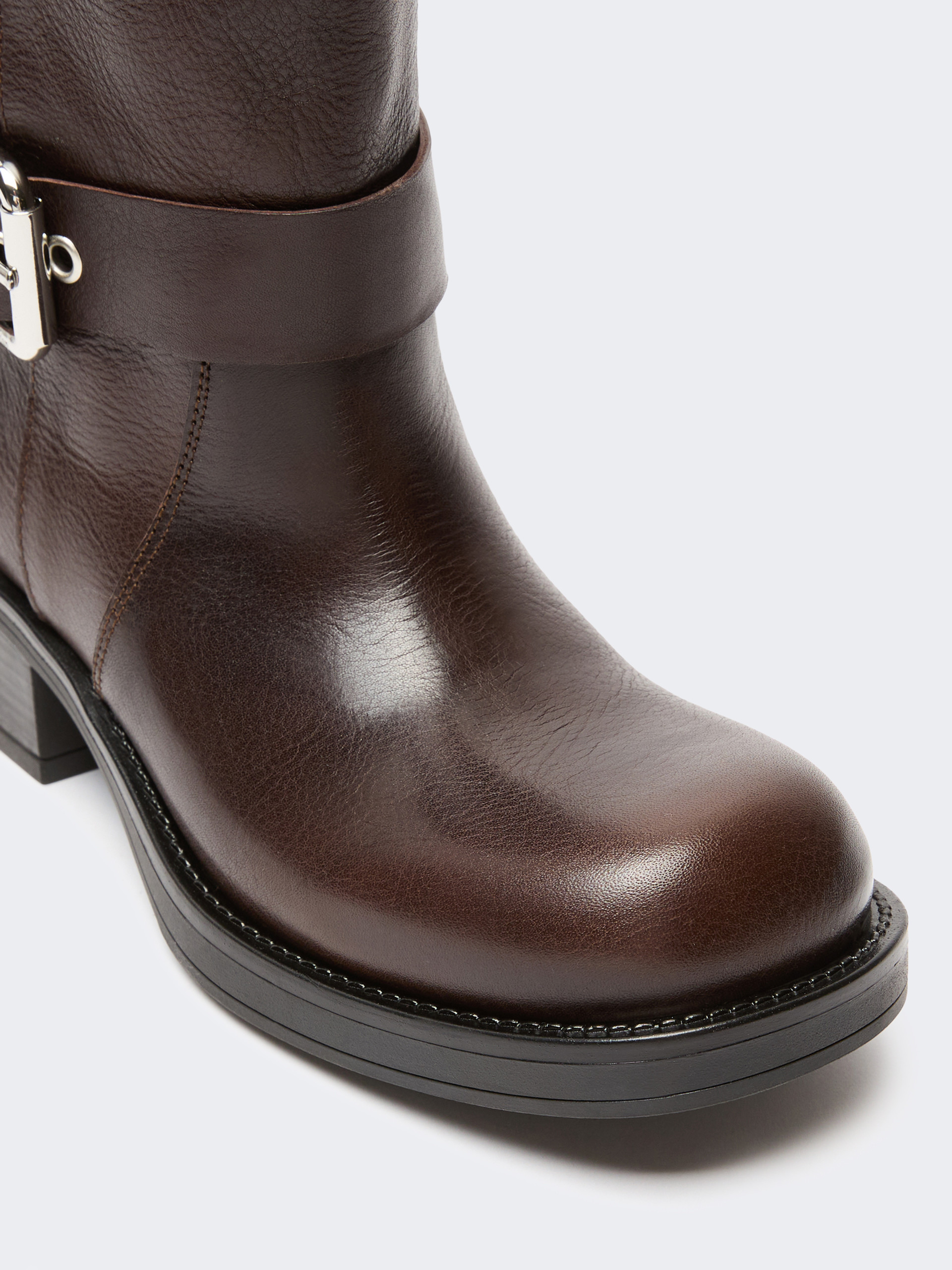 Leather biker boots - Weekend Max Mara - 4