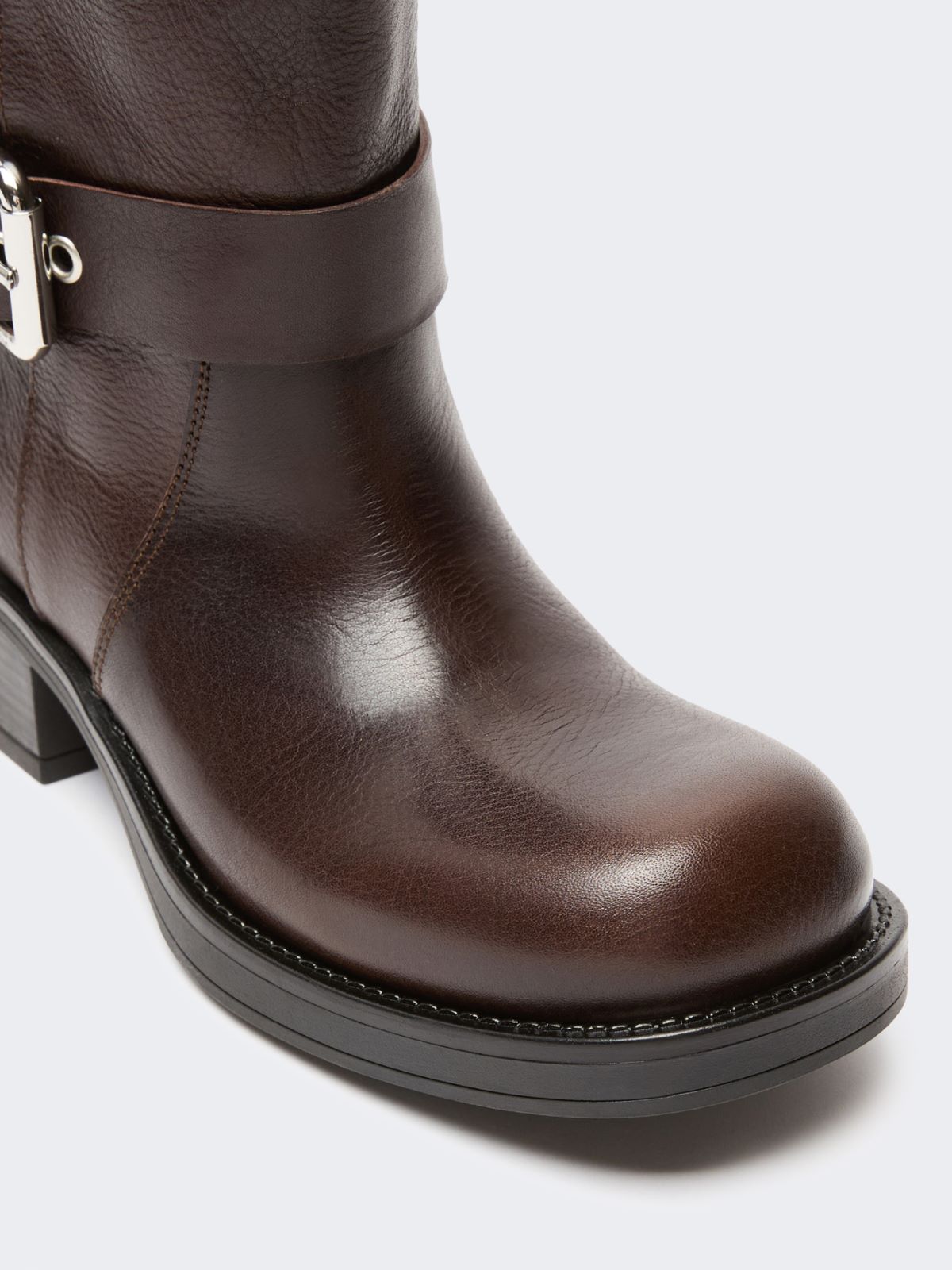 Leather biker boots - Weekend Max Mara - 4