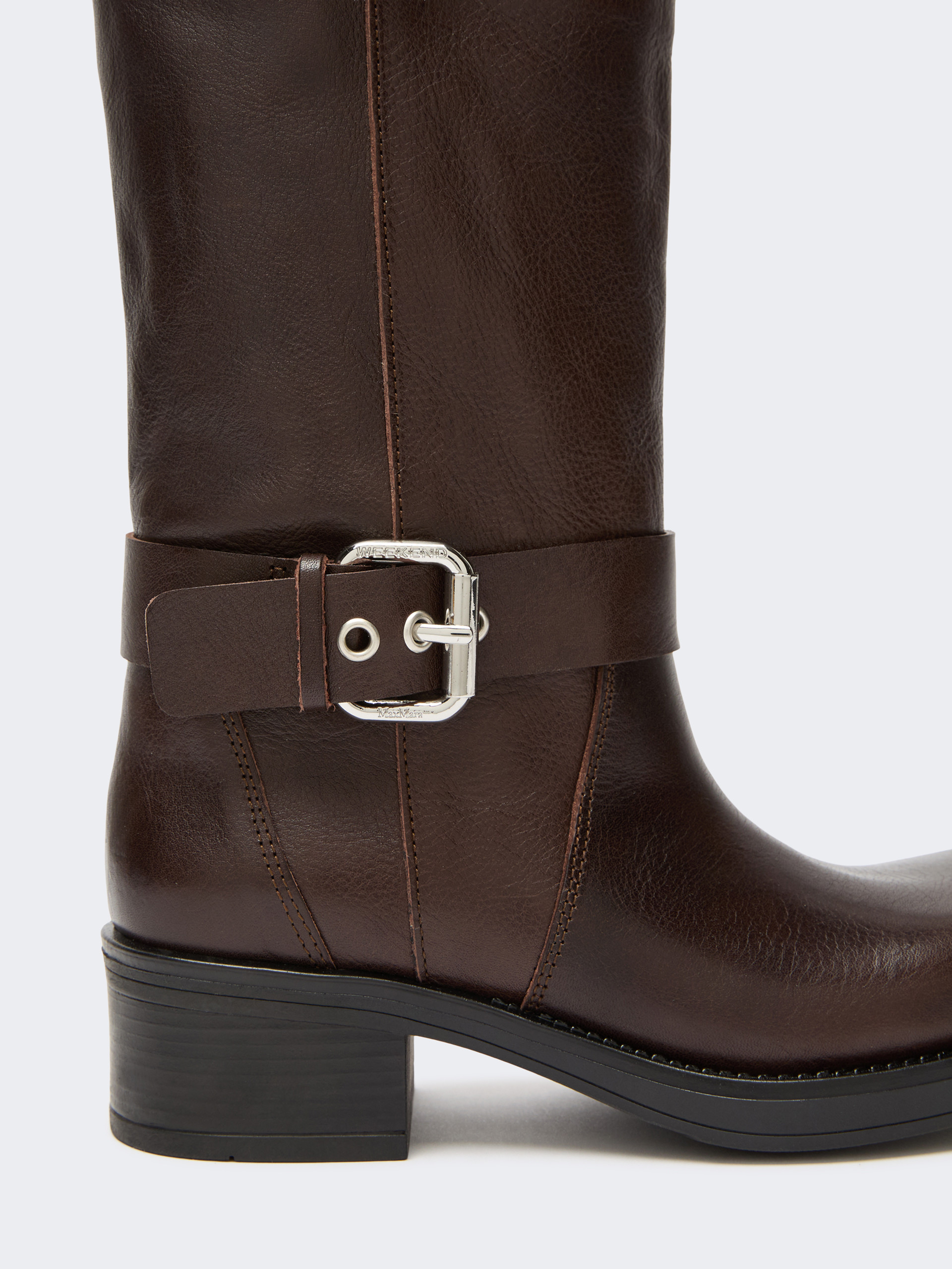 Leather biker boots - Weekend Max Mara - 5