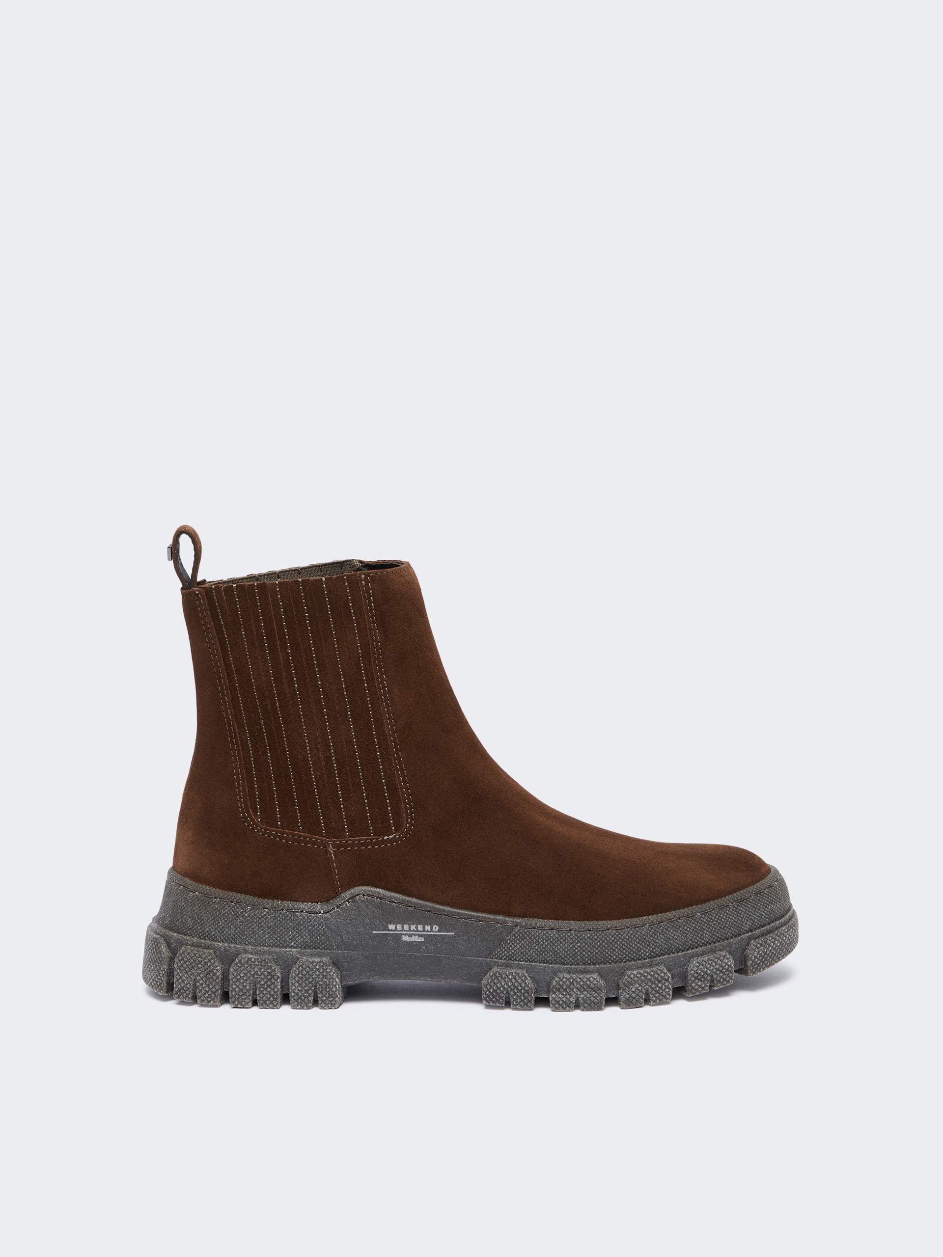 Suede Chelsea boots - BROWN - Weekend Max Mara