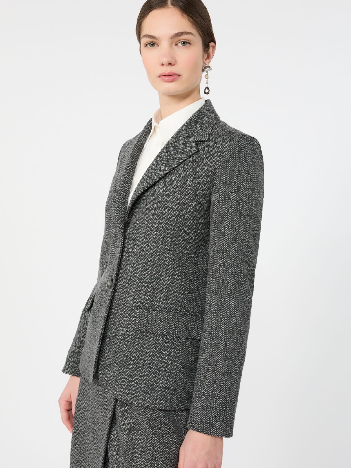 Jacquard jersey blazer - Weekend Max Mara - 4