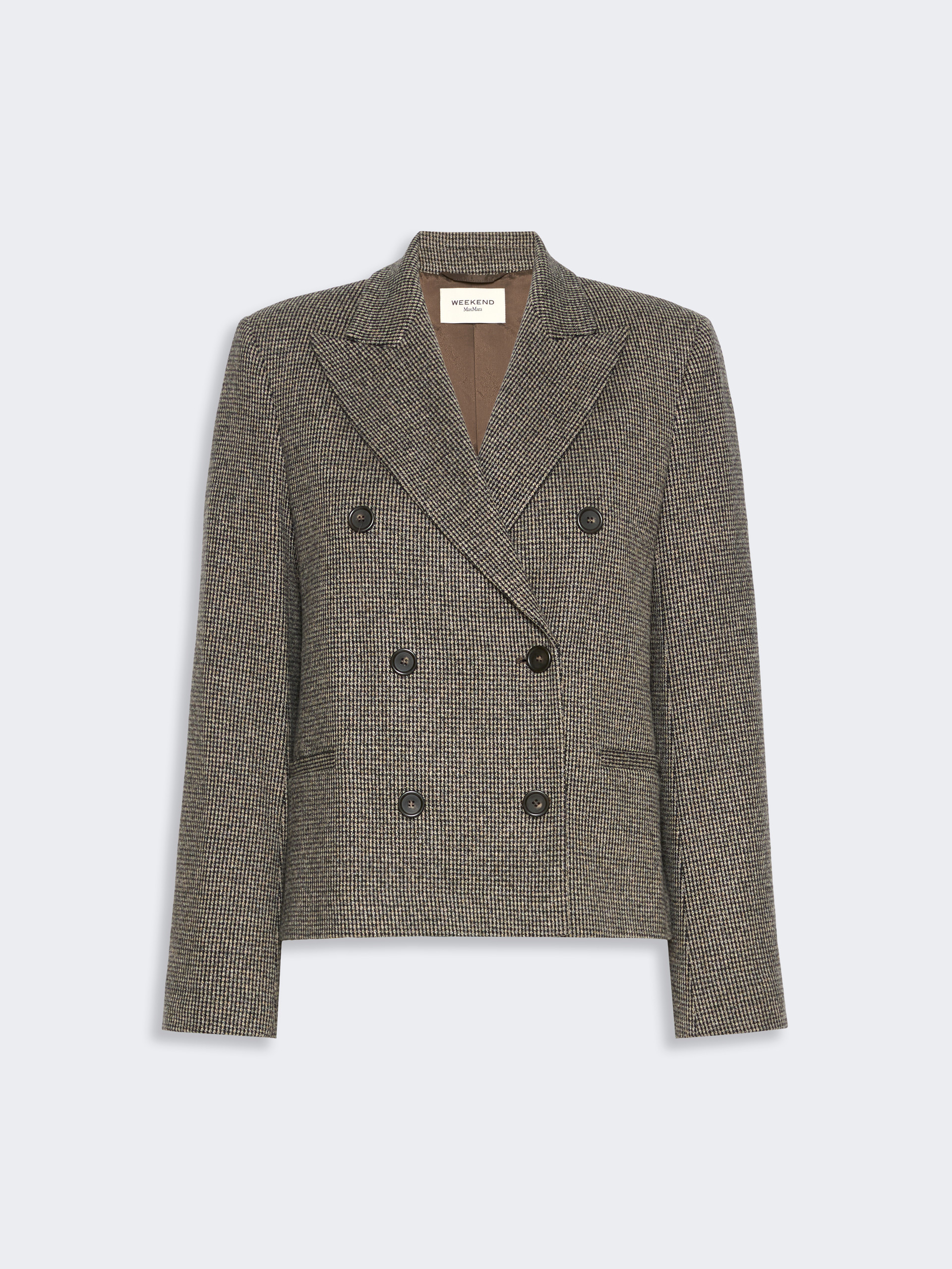 Double-breasted jacket in micro jacquard jersey - Weekend Max Mara - 6