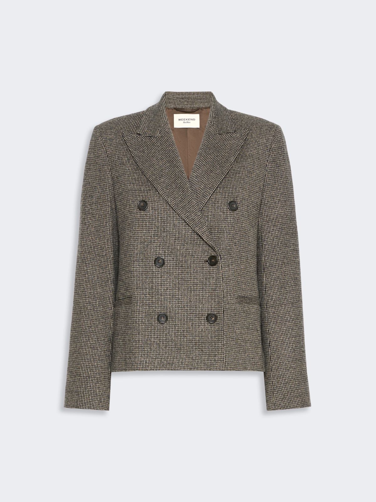 Double-breasted jacket in micro jacquard jersey - Weekend Max Mara - 6