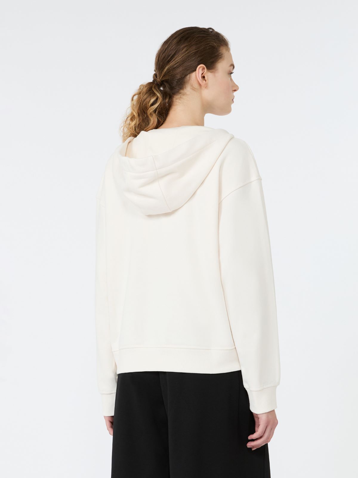 Felpa con cappuccio in jersey - Weekend Max Mara - 3