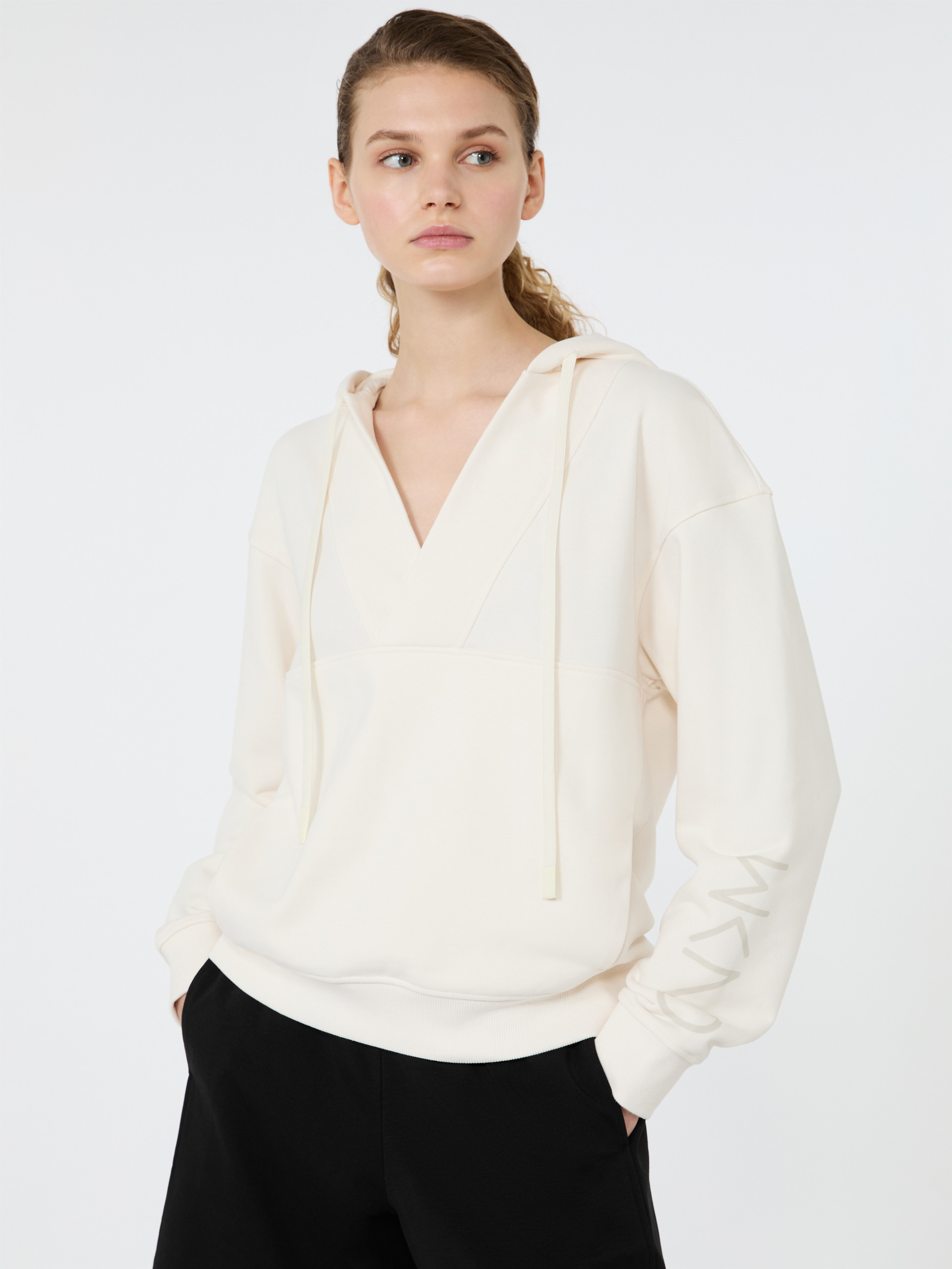Felpa con cappuccio in jersey - Weekend Max Mara - 4