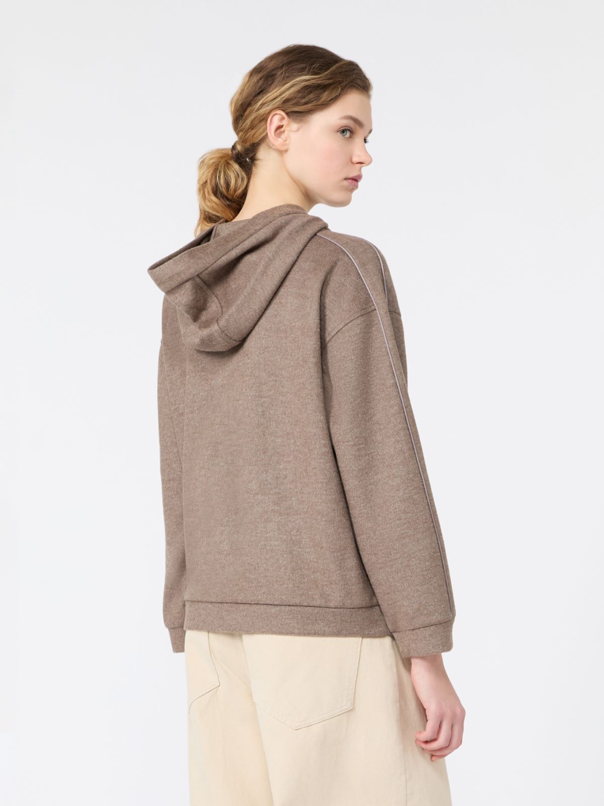 Jersey hooded sweatshirt - Weekend Max Mara - 3