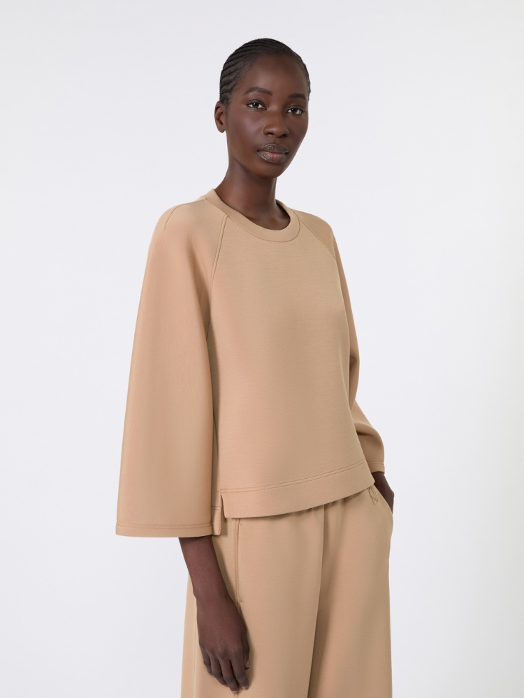 Boxy sweatshirt in scuba jersey - Weekend Max Mara