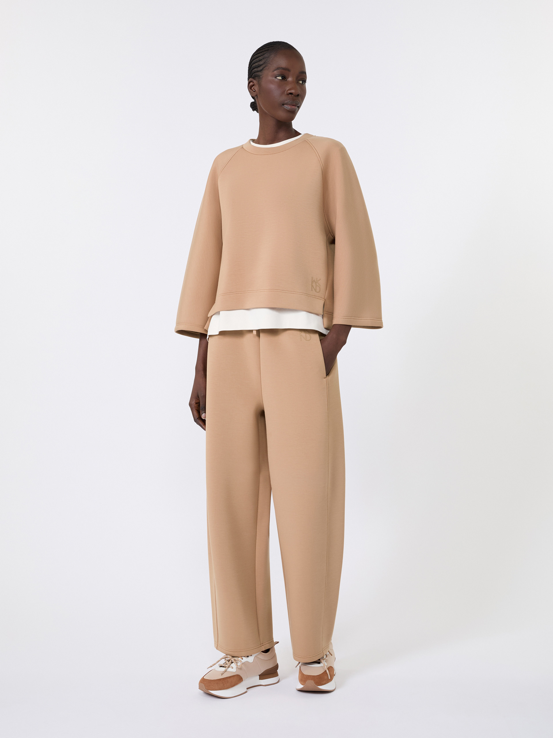 Boxy sweatshirt in scuba jersey - Weekend Max Mara