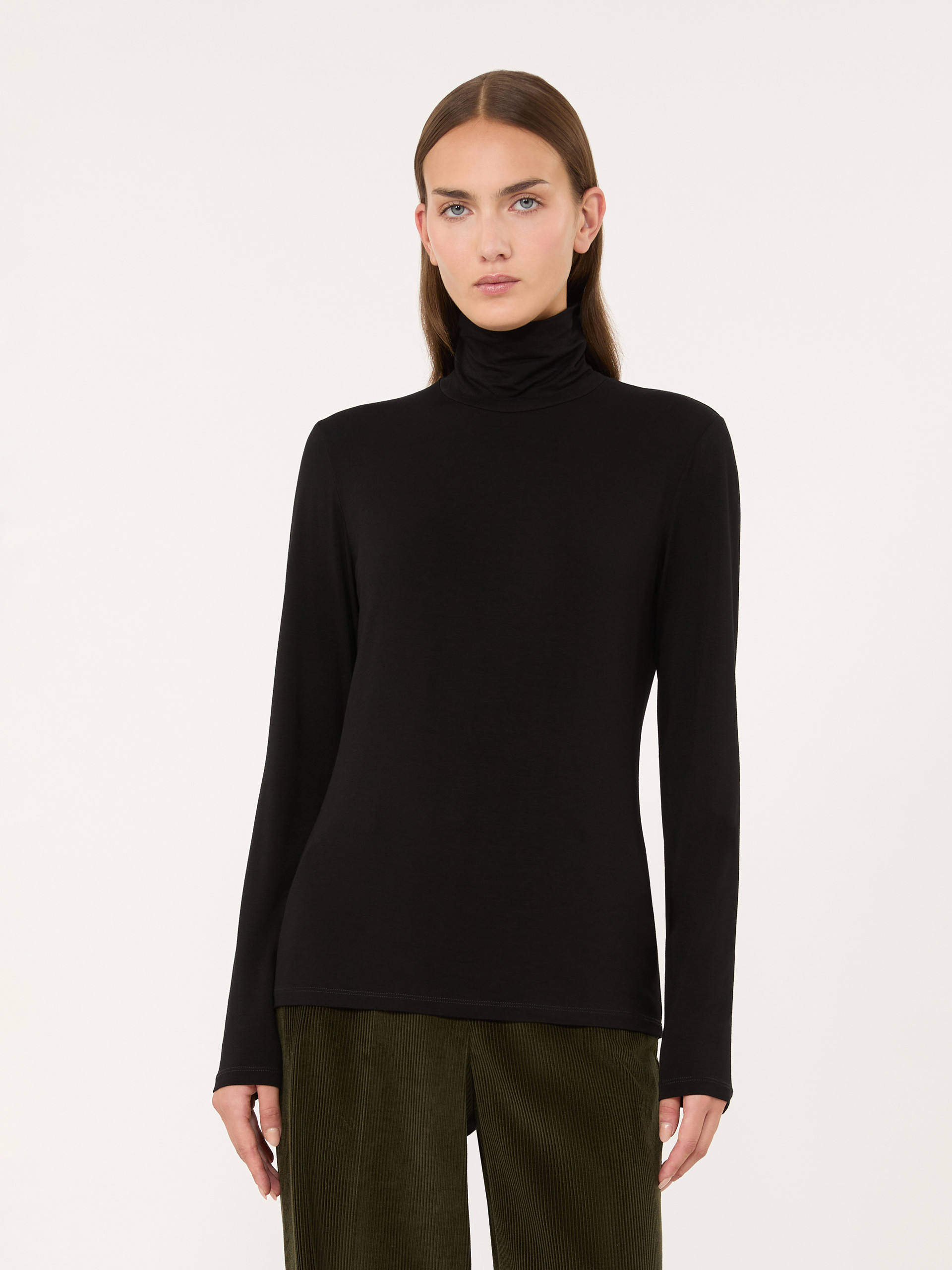 Slim-fit top in stretch viscose jersey - Weekend Max Mara - 2
