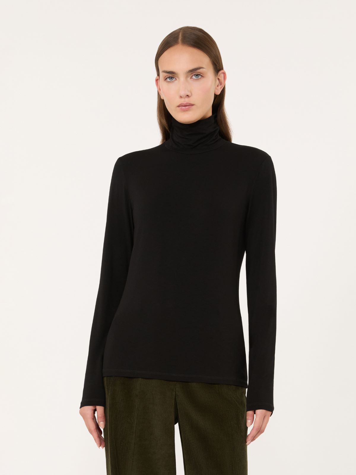 Slim-fit top in stretch viscose jersey - Weekend Max Mara - 2