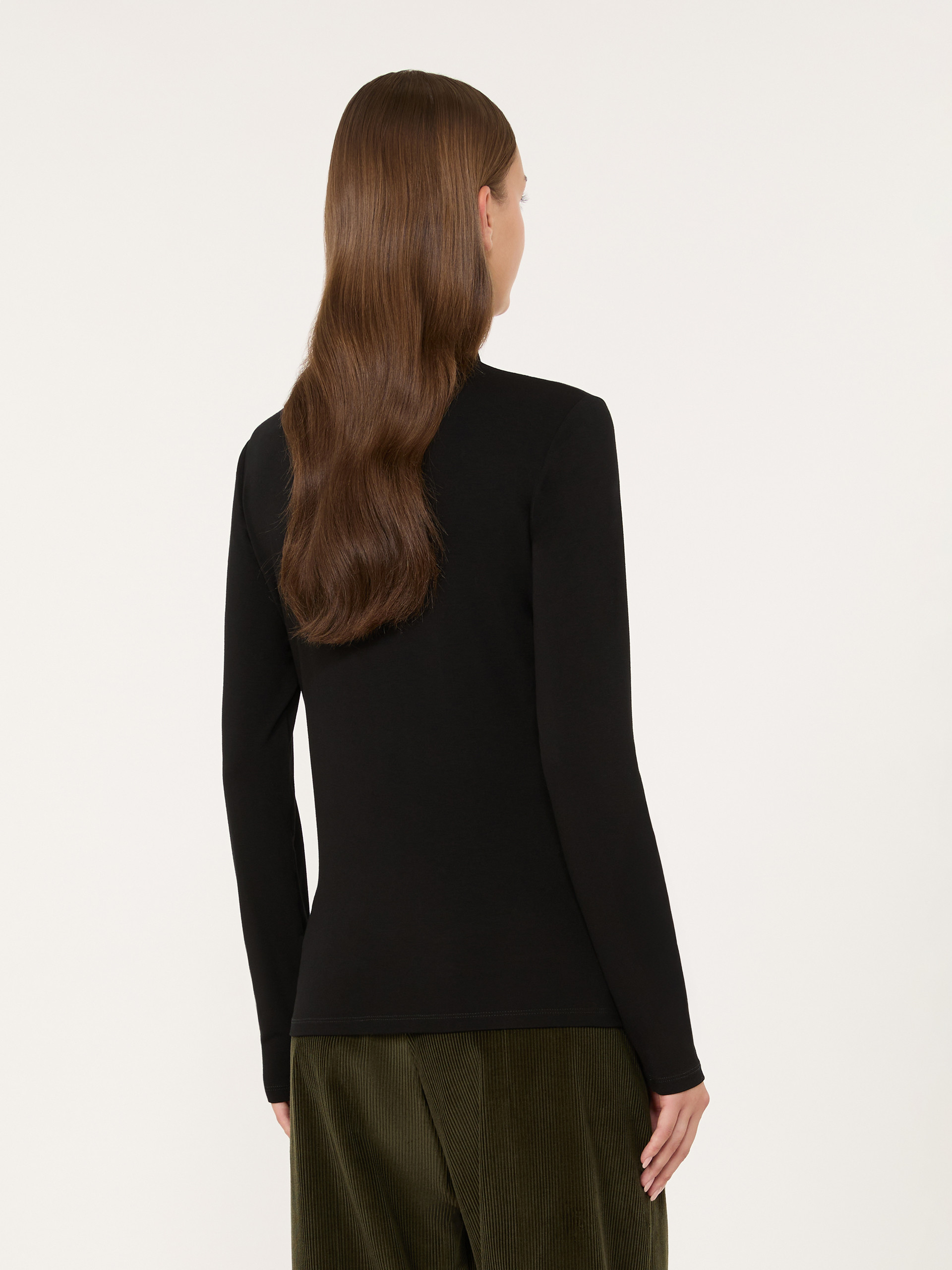 Slim-fit top in stretch viscose jersey - Weekend Max Mara - 3