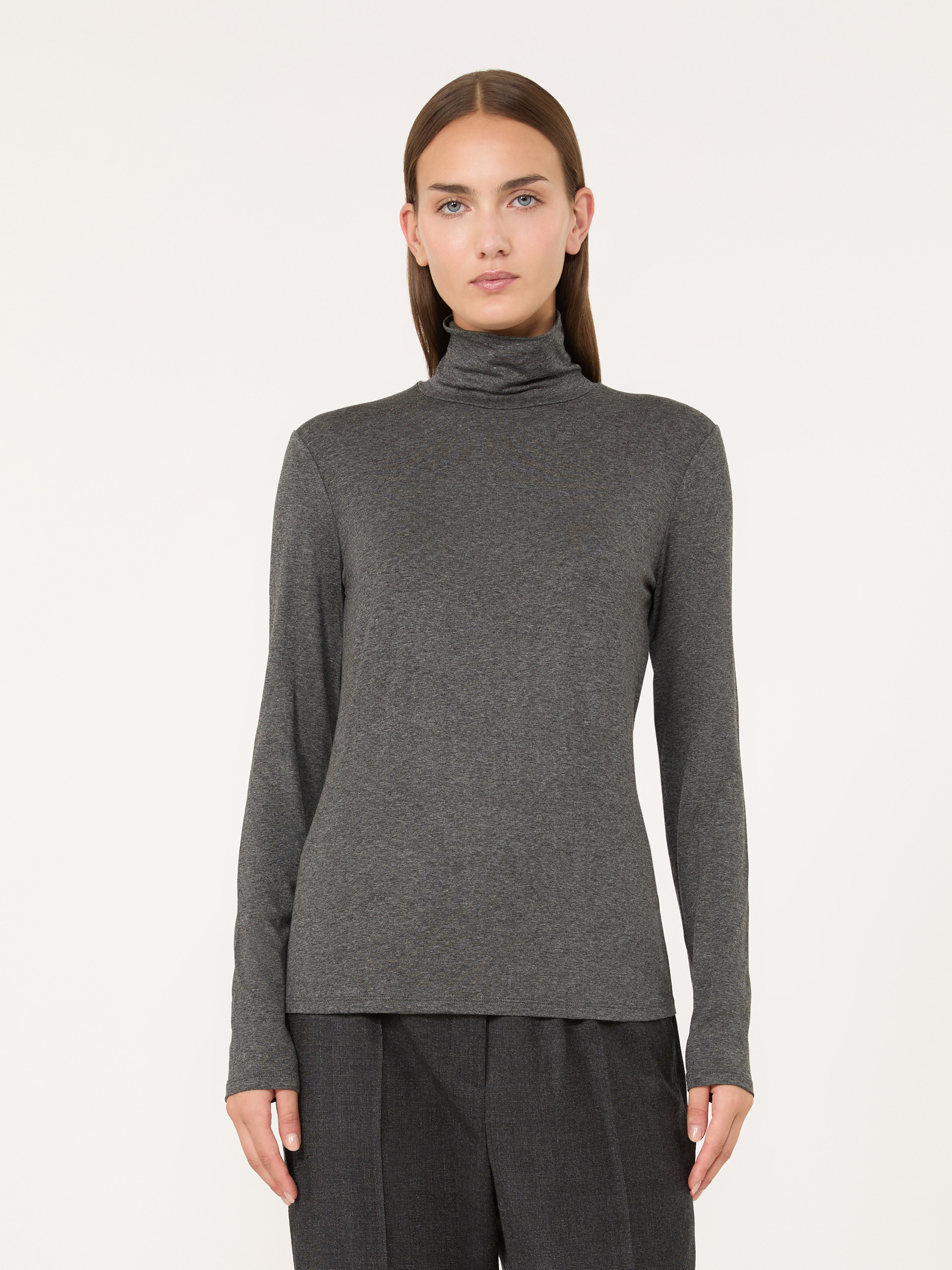 Slim-fit top in stretch viscose jersey - Weekend Max Mara - 2